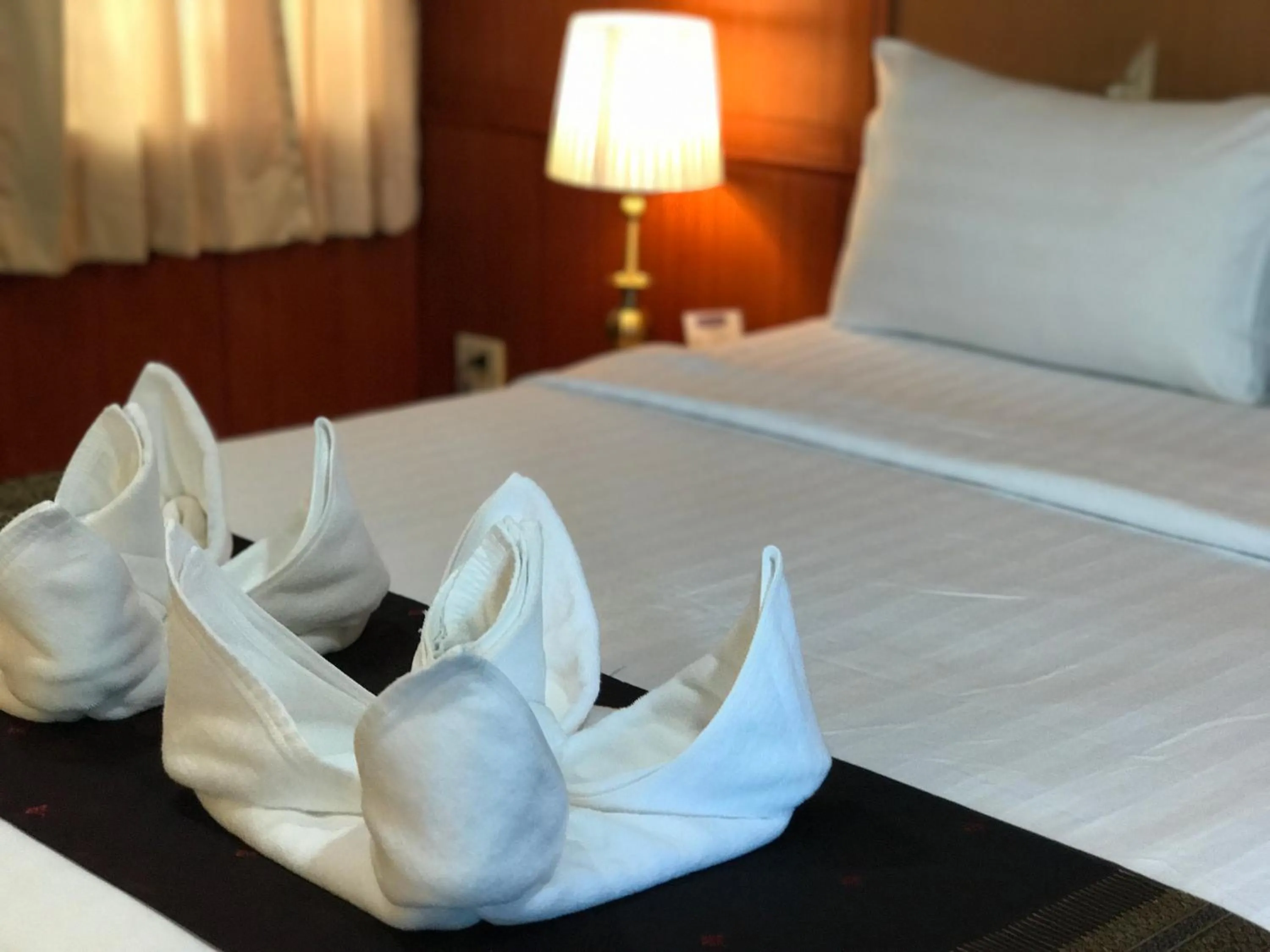 Bed in Orchid Resort