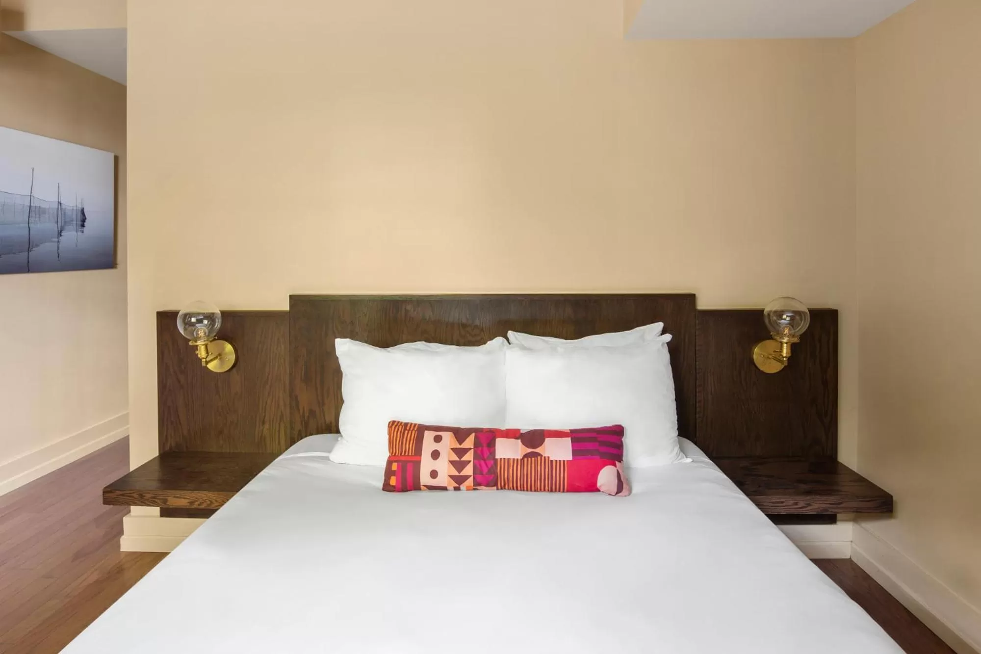 Bed in The Francis Hotel