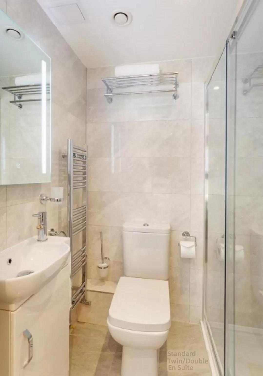 Shower in Gardiner Lodge