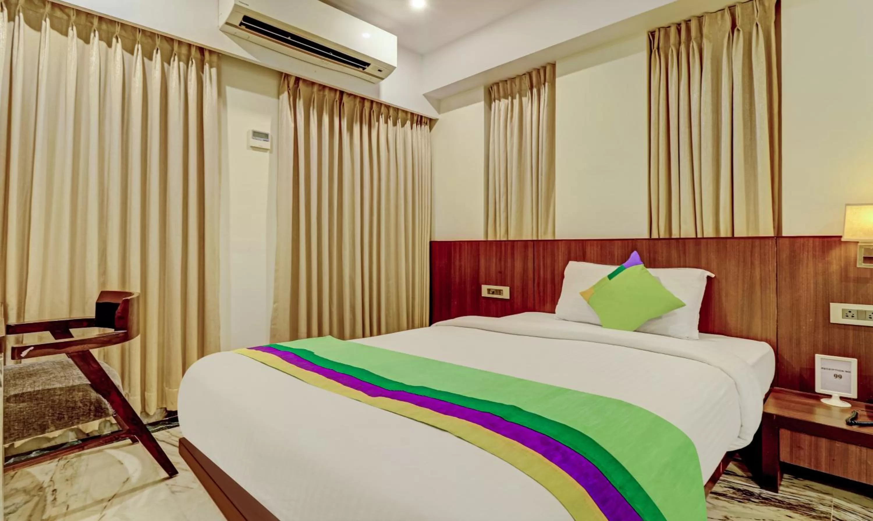 Bedroom, Bed in Treebo Seaesta RK Beach