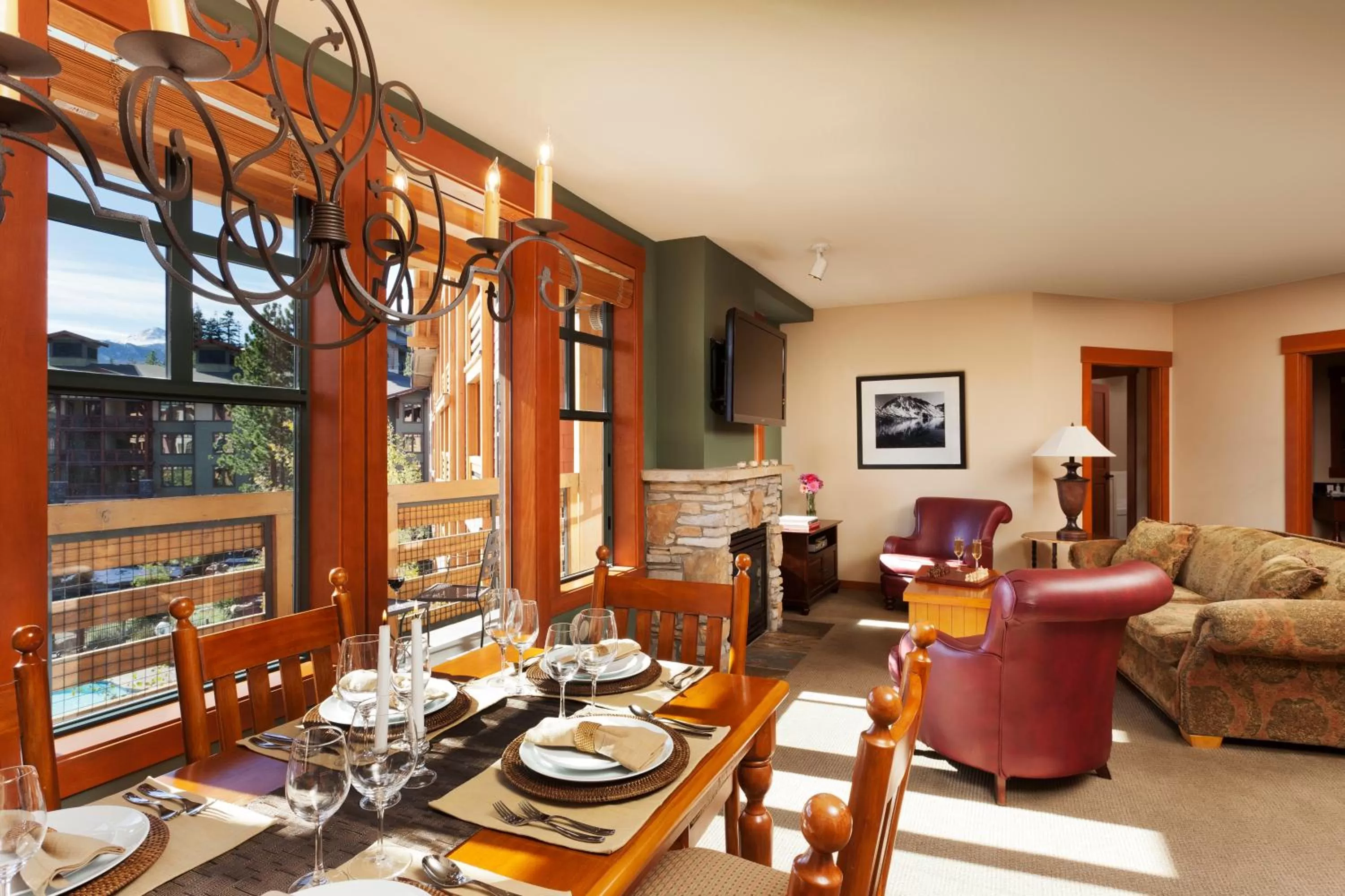 Living room in The Village Lodge