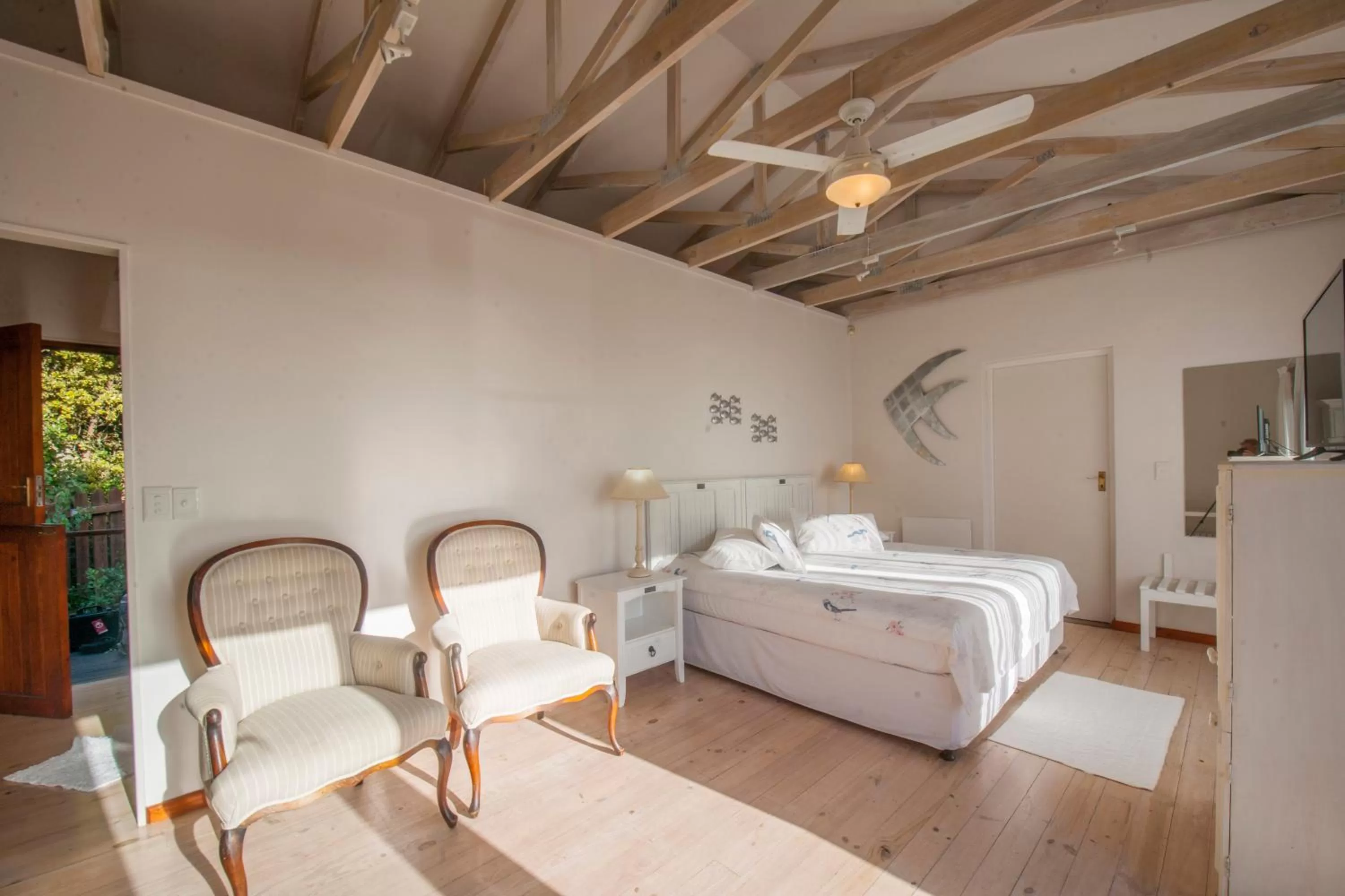 Bed in Panoramic Blue B&B