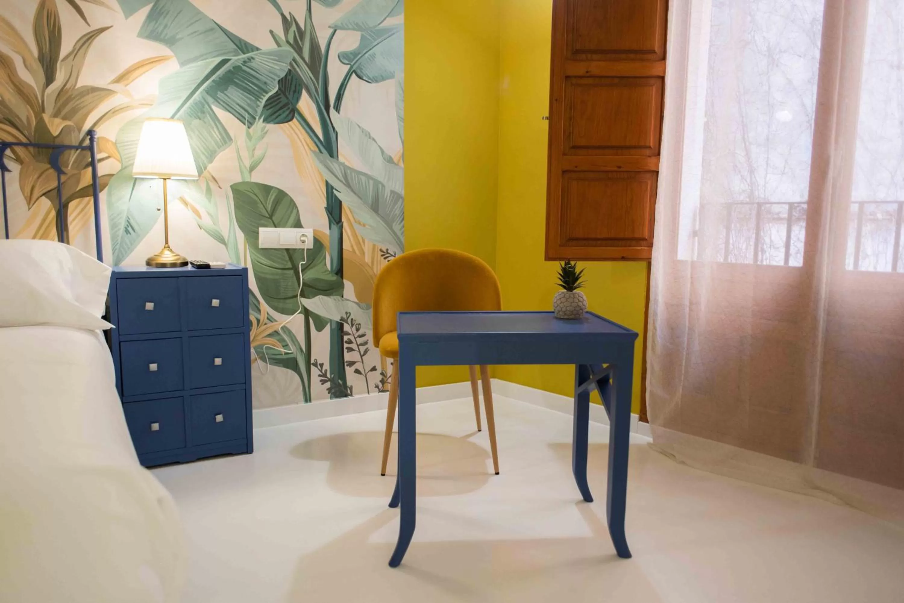 Decorative detail, Bed in Hotel Almunia