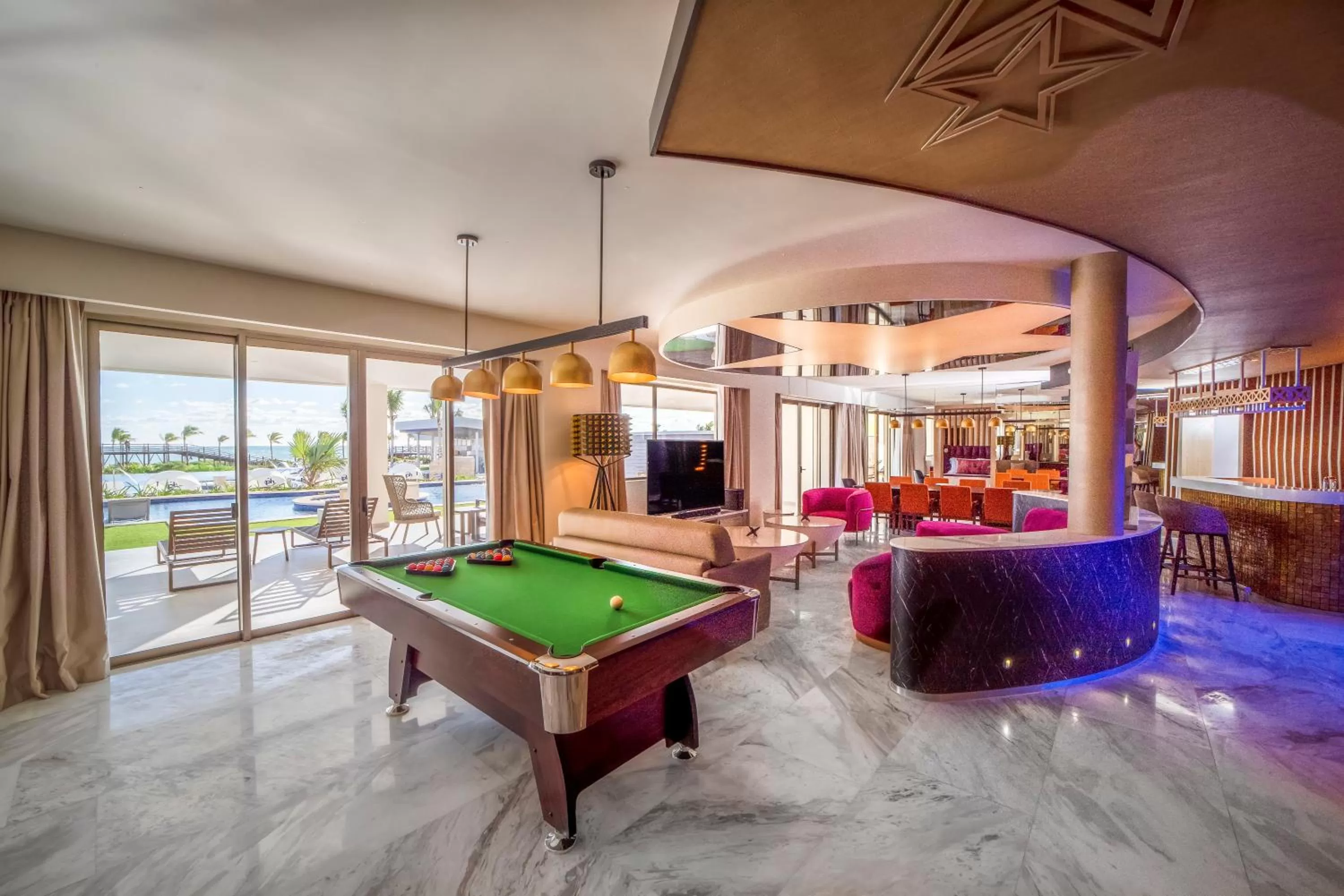 Living room in Planet Hollywood Cancun by Royalton, An Autograph Collection All-Inclusive Resort