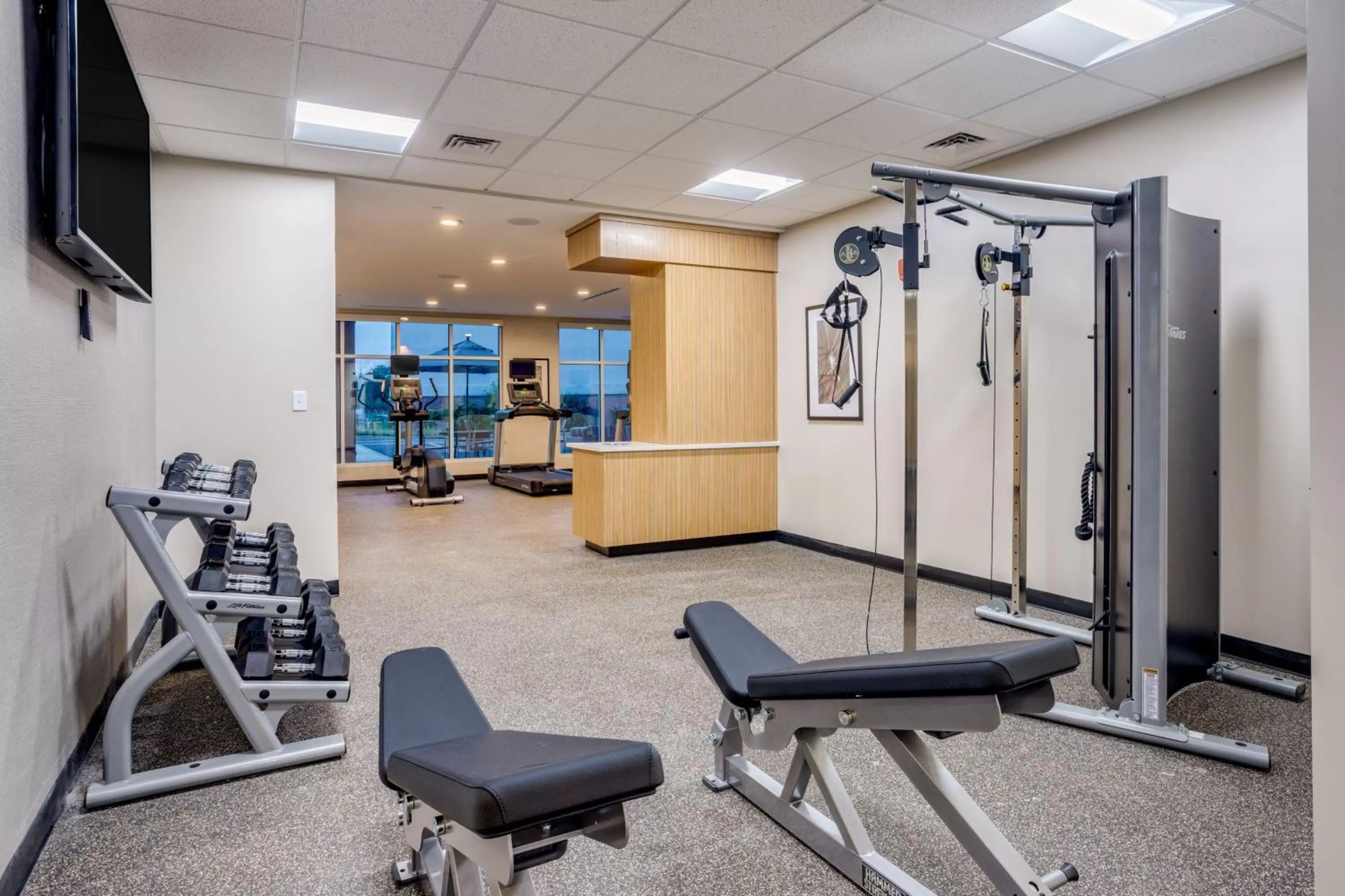 Fitness centre/facilities in TownePlace Suites by Marriott Chicago Waukegan Gurnee