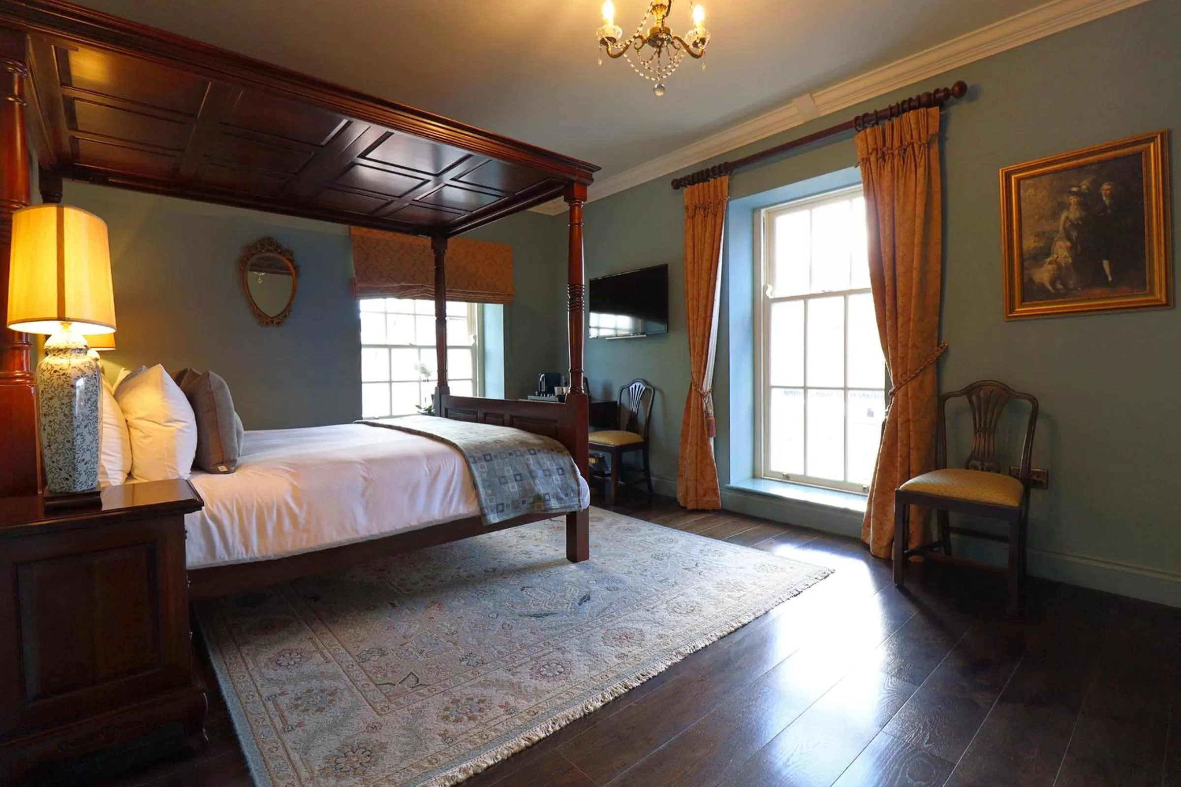 Bed in The Georgian Swansea