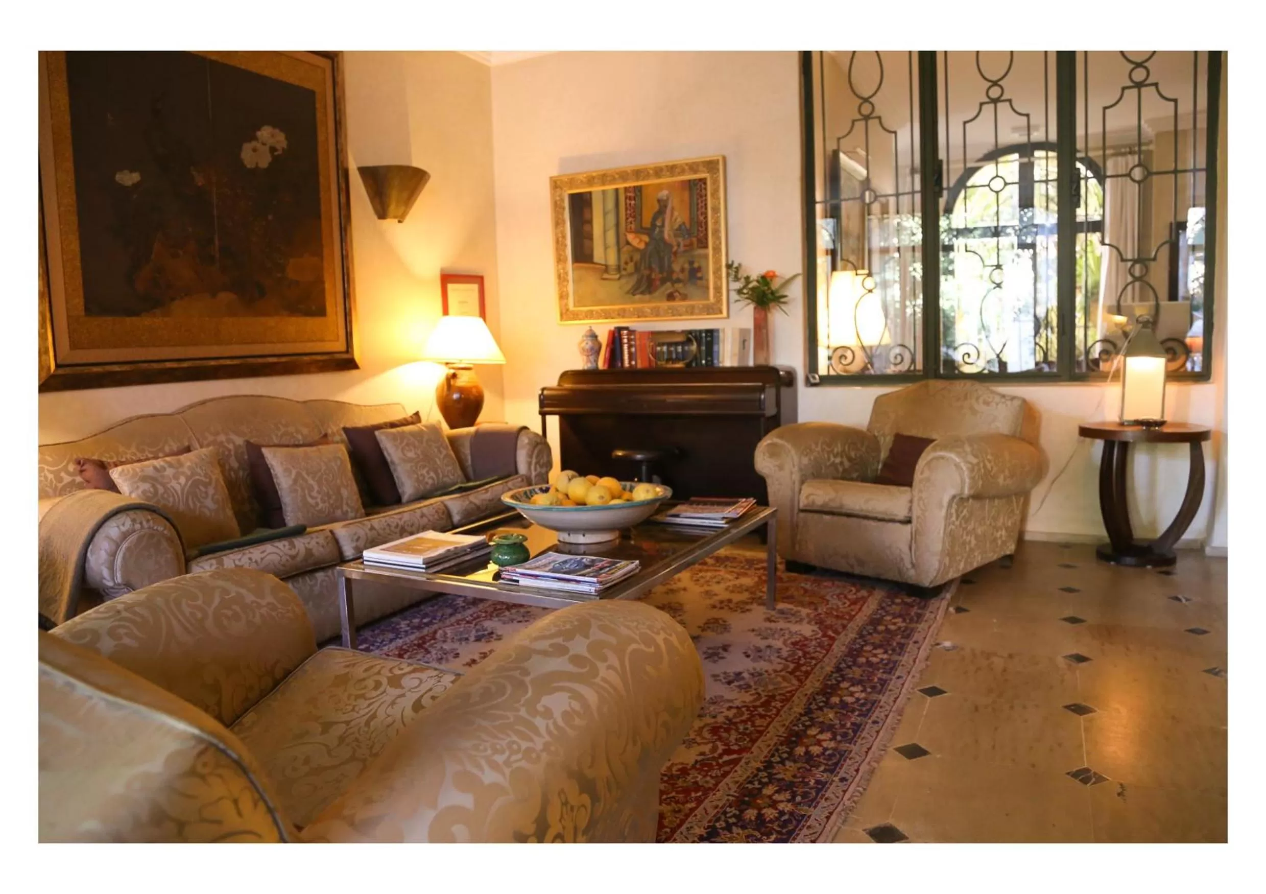 Living room in La Maison de Tanger