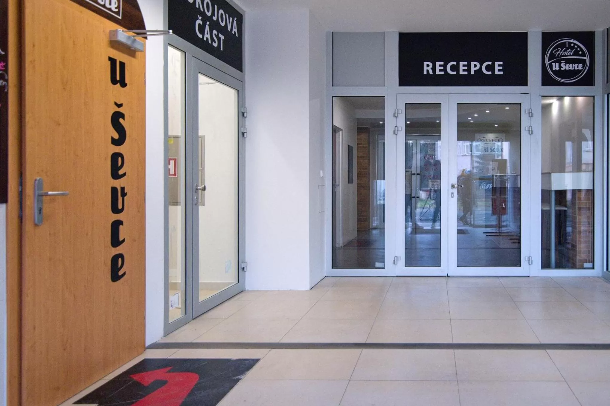 Facade/entrance in Hotel U Ševce
