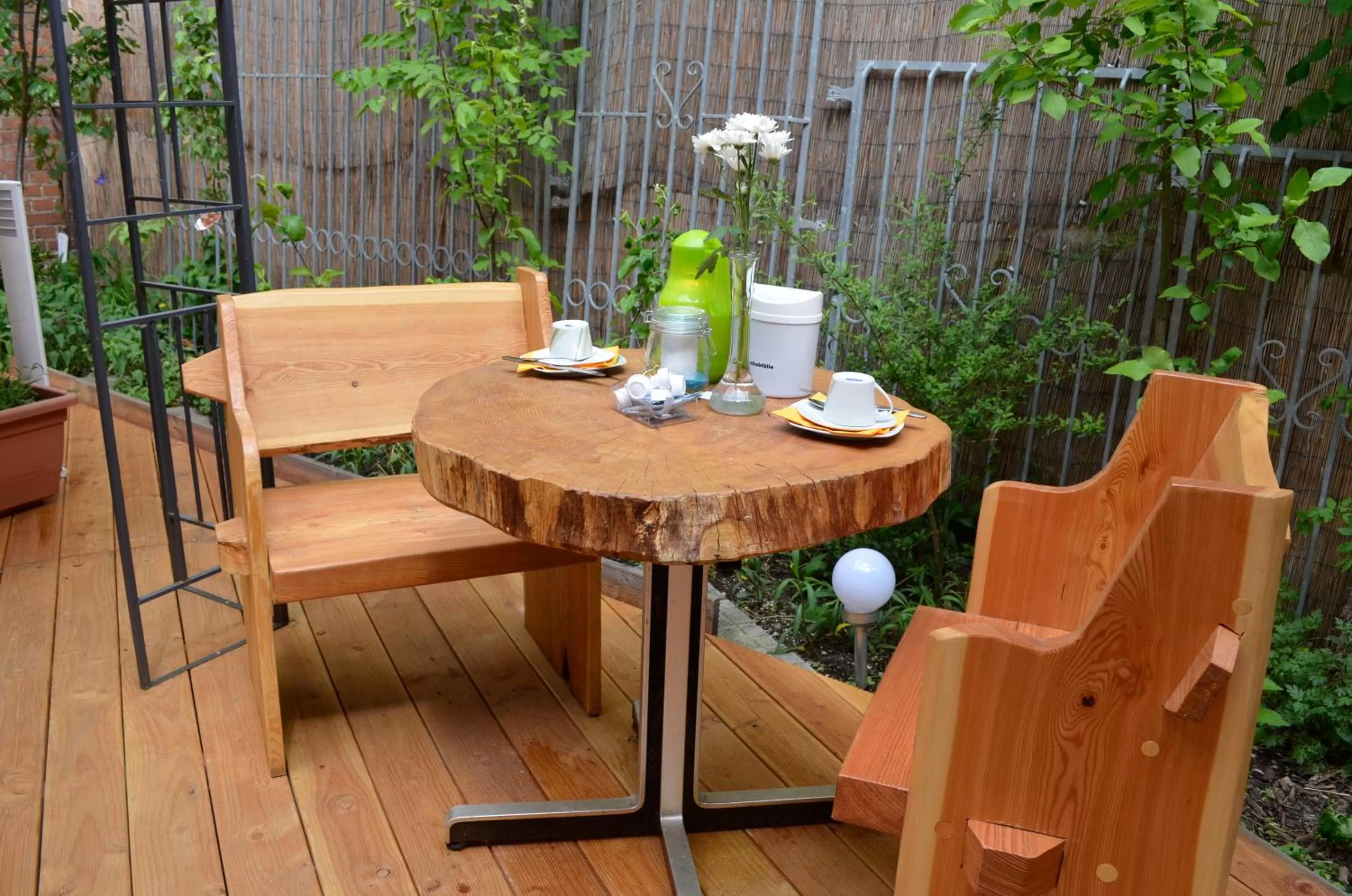 Patio in Apartment-Hotel Schillerplatz