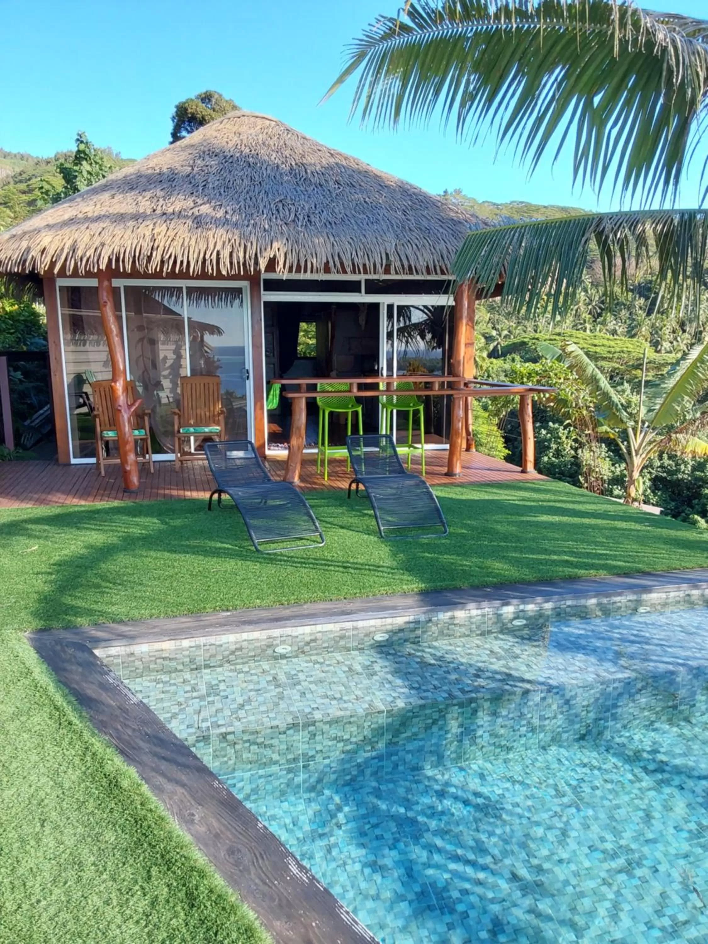 View (from property/room), Swimming Pool in Faré Mahi Mahi