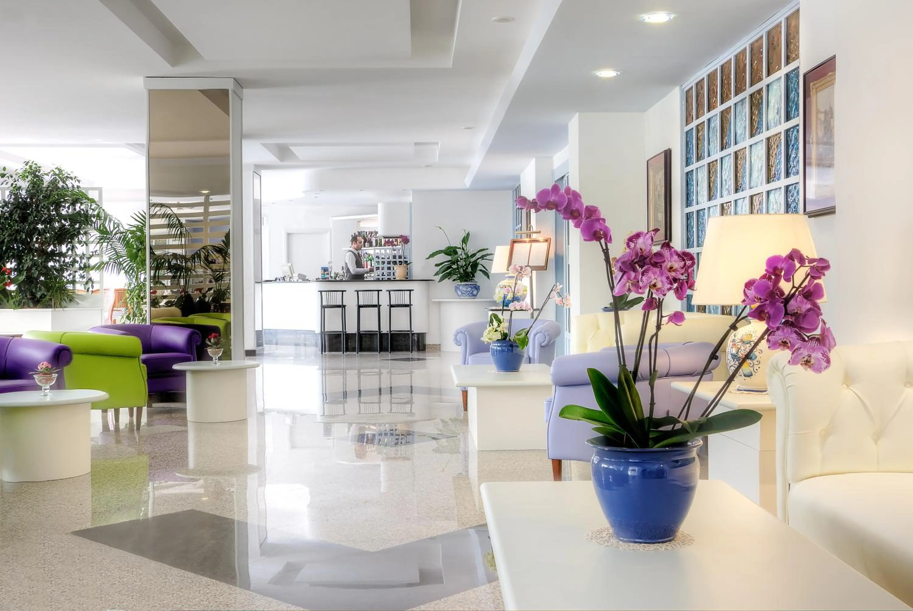 Lobby or reception in Hotel Caravel