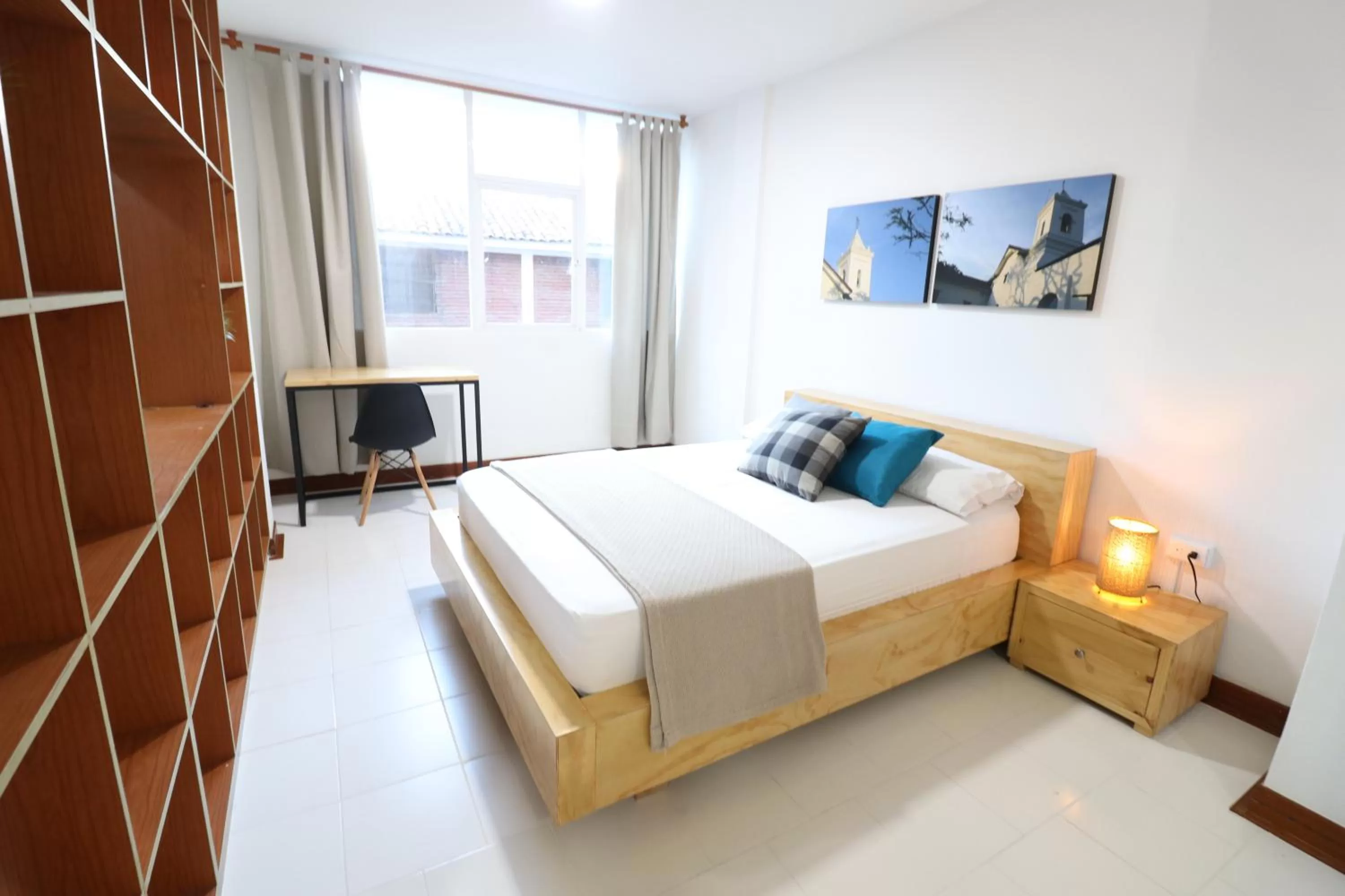 Bedroom, Bed in 554 Apartments