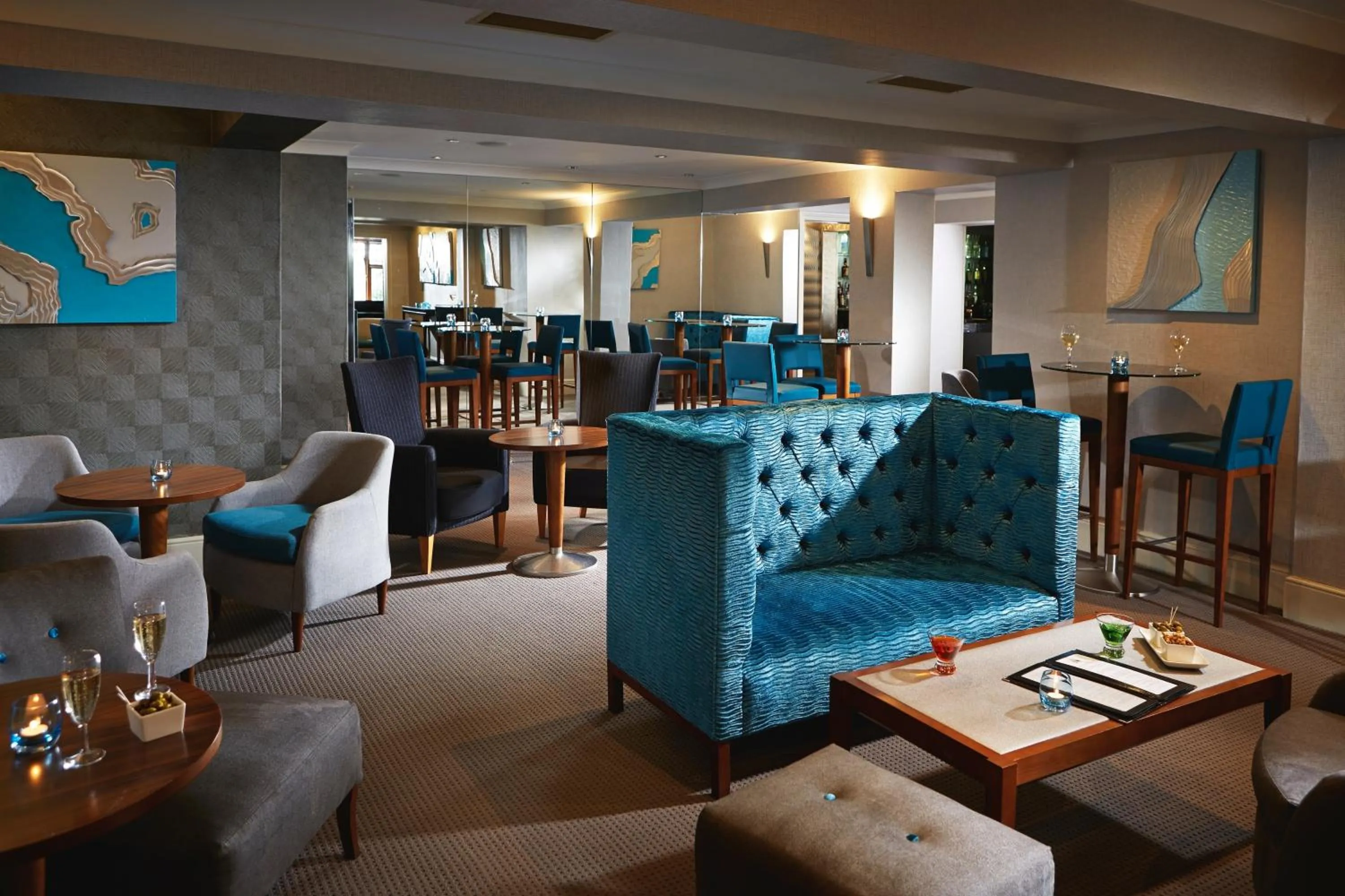 Lounge or bar in Rowhill Grange Hotel & Utopia Spa