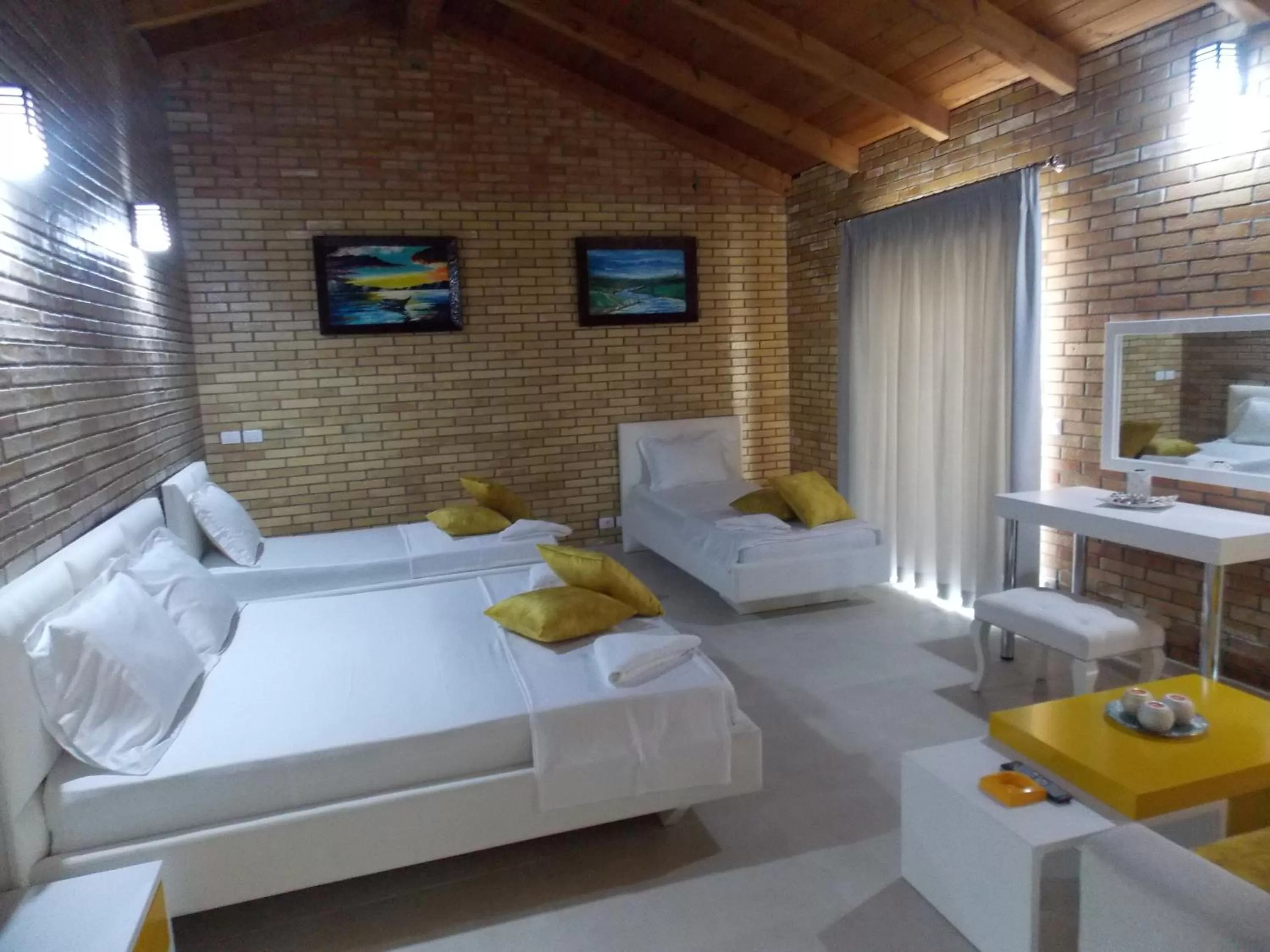 Bed in Hotel Piccolino