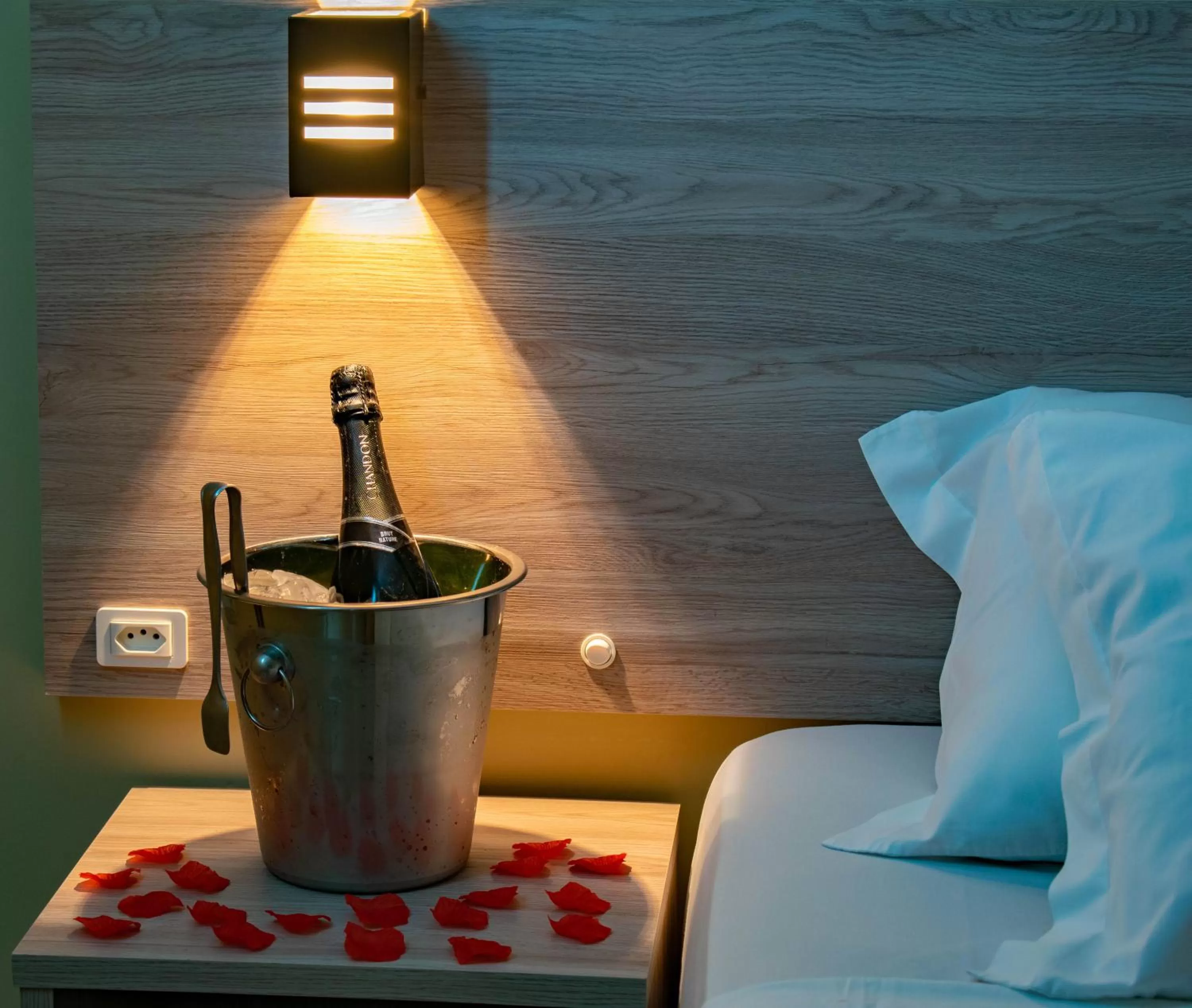 Bed in Pousada Tissiano