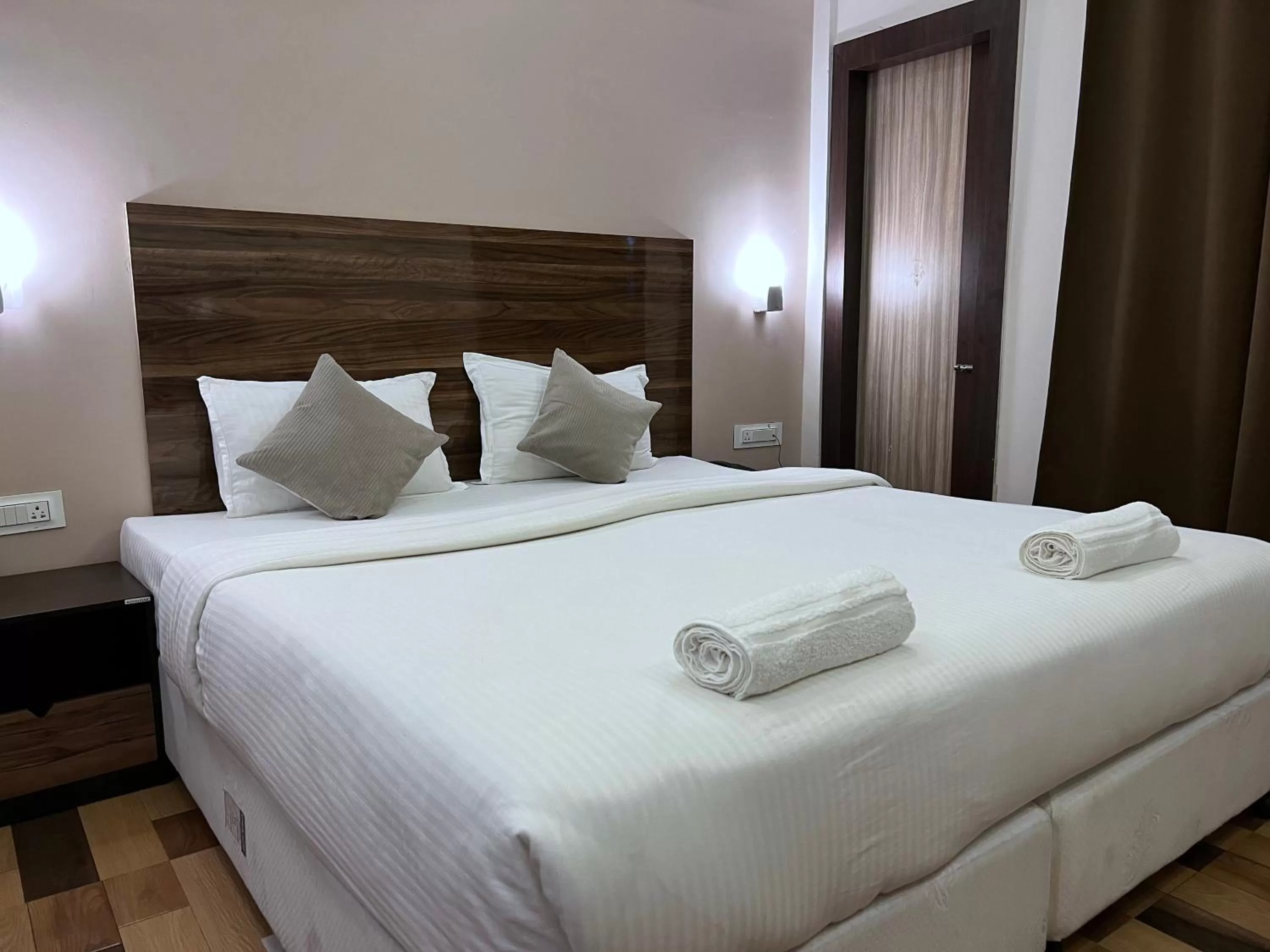 Bed in The Phoenix Residency