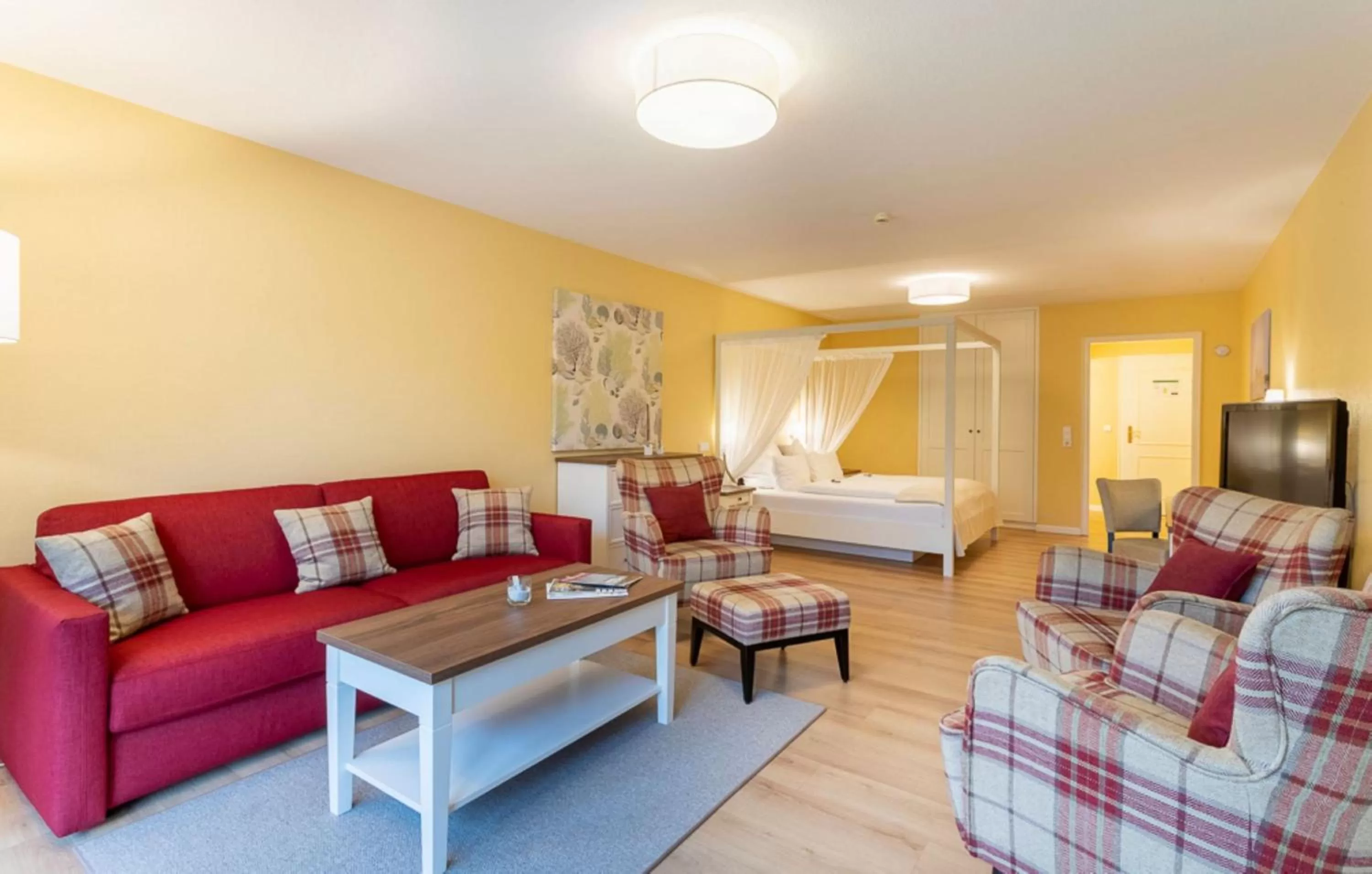 Bed in Hotel Landhaus Ellerbrock