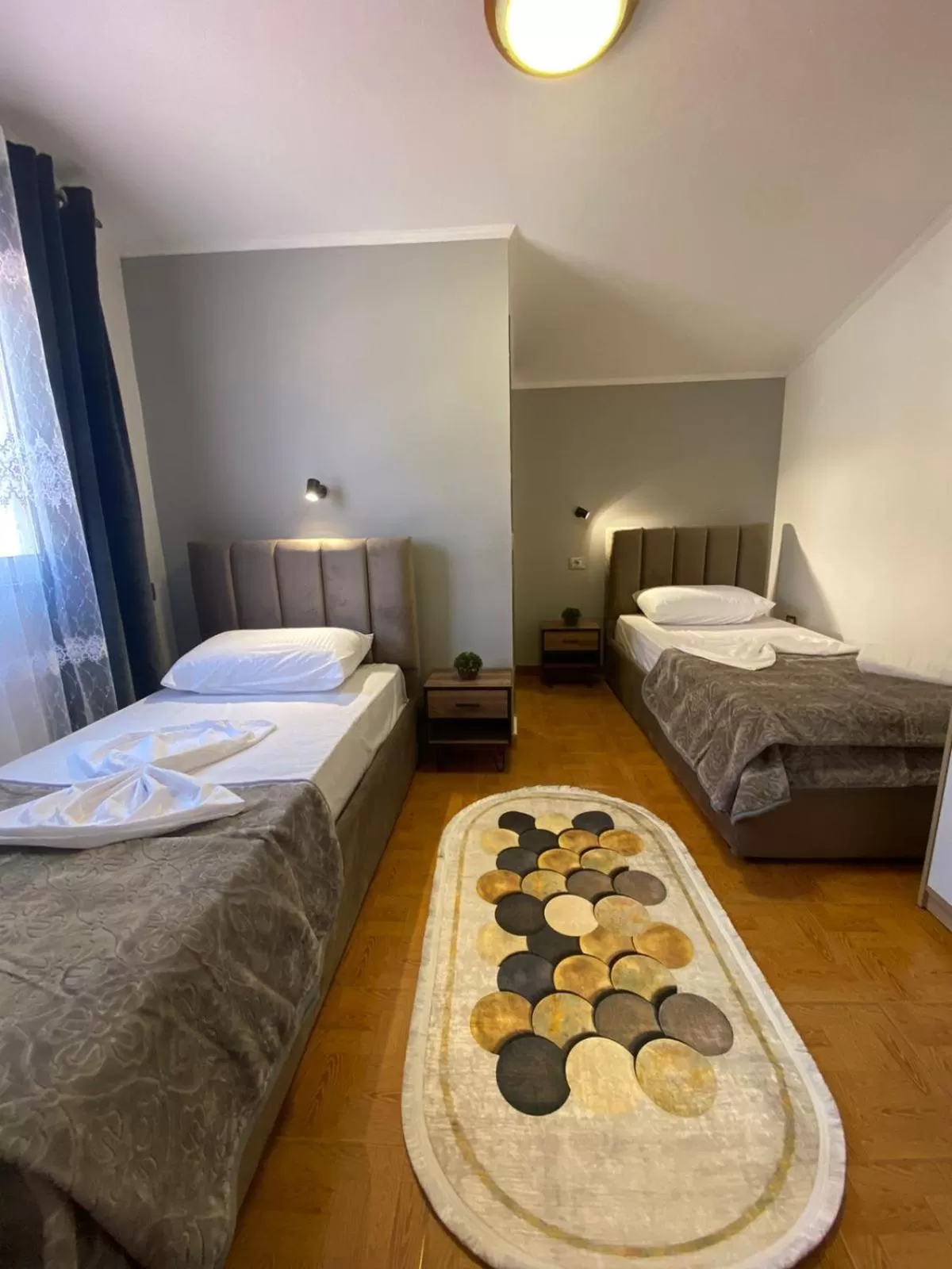 Bed in Hotel Millenium Tirana