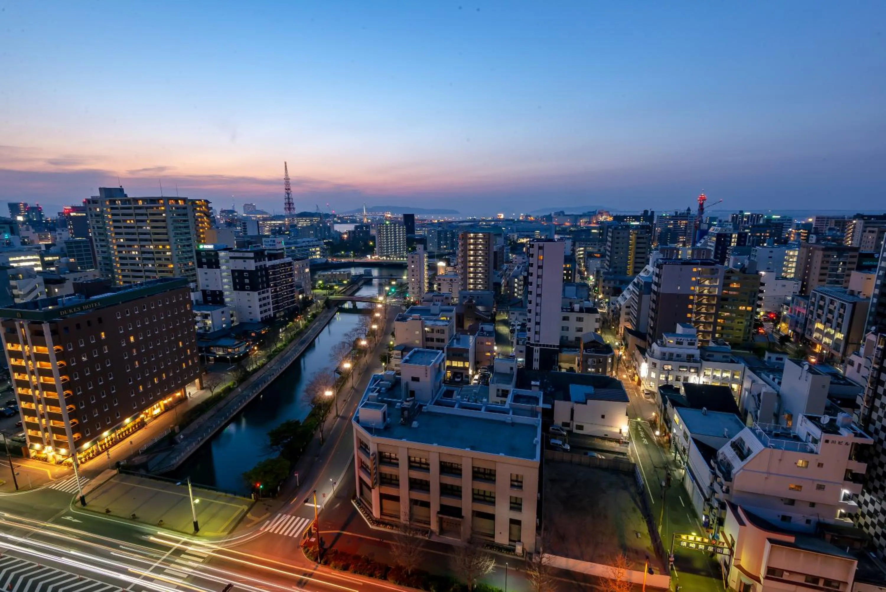 City view in Hotel Okura Fukuoka