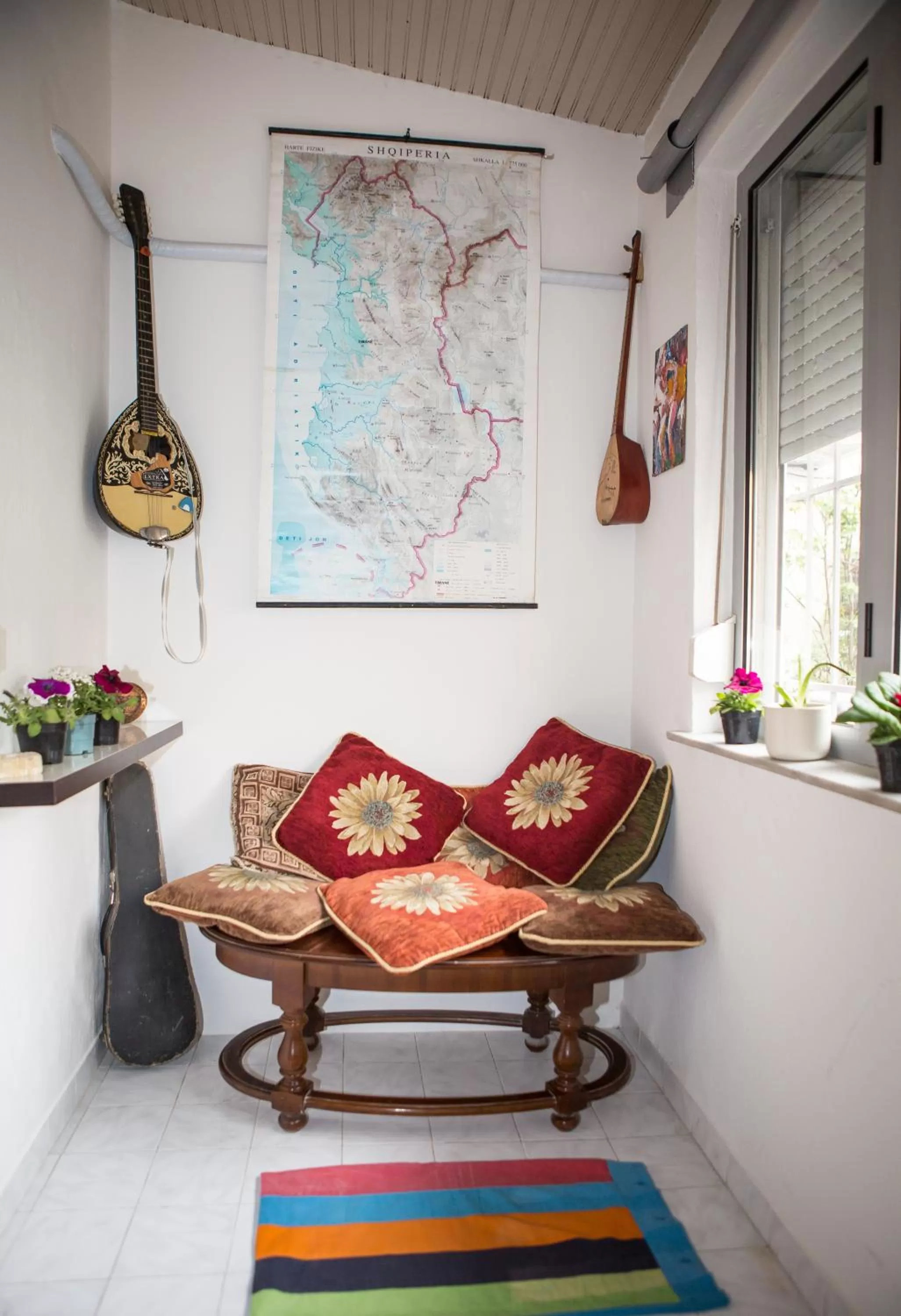 Seating Area in B&B Artistic Tirana