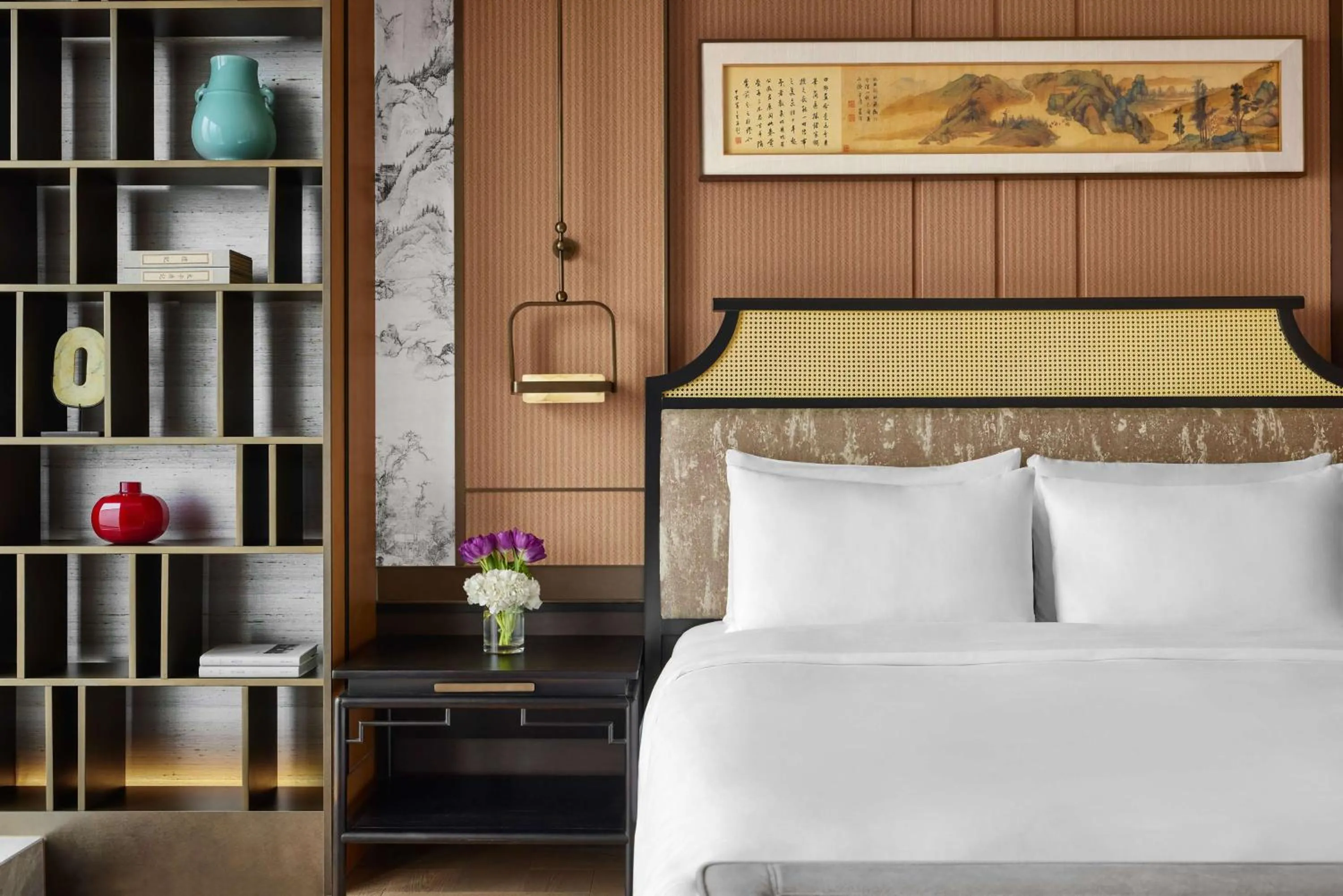 Bed in Conrad Shanghai