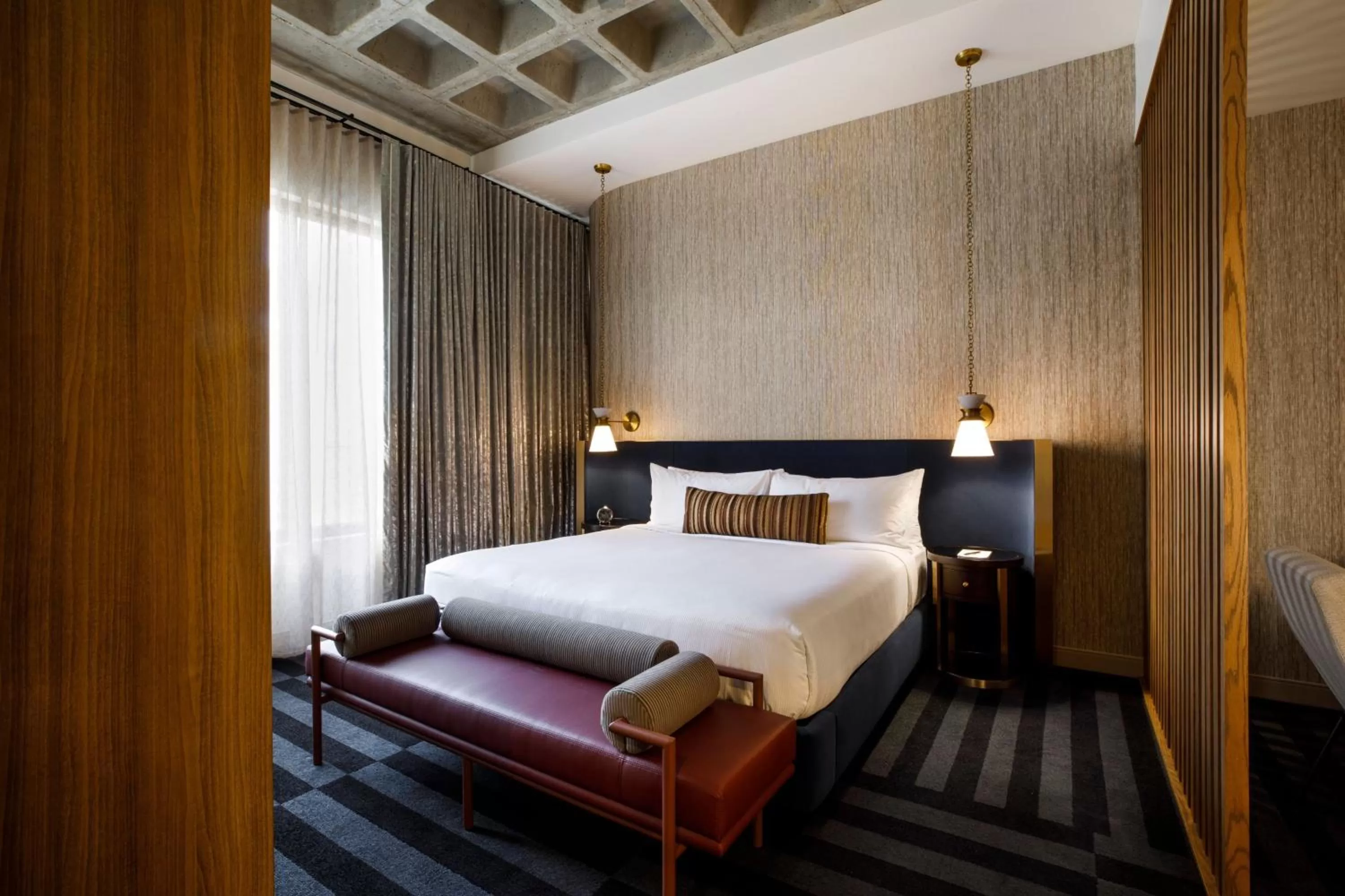 Bedroom, Bed in Hotel Indy, Indianapolis, a Tribute Portfolio Hotel