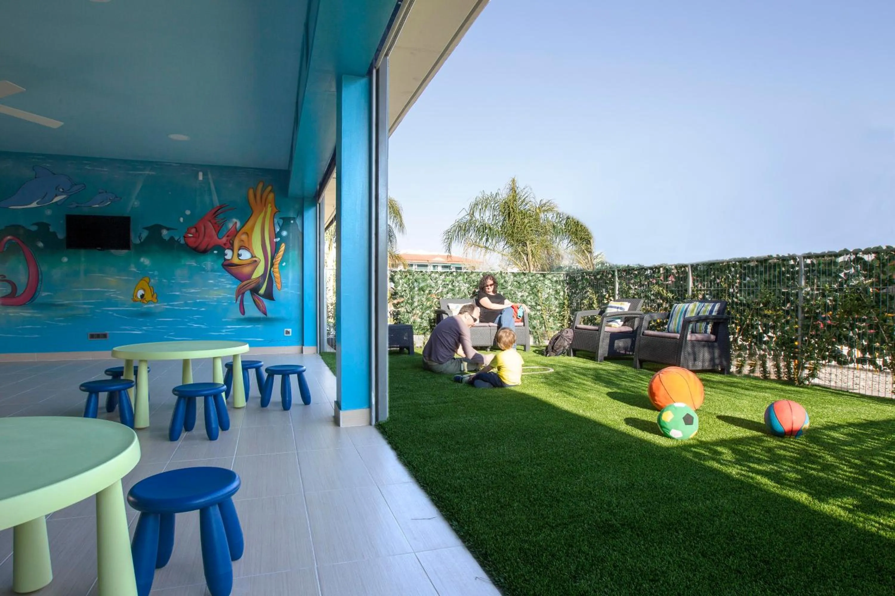 Children play ground in Altafulla Mar Hotel