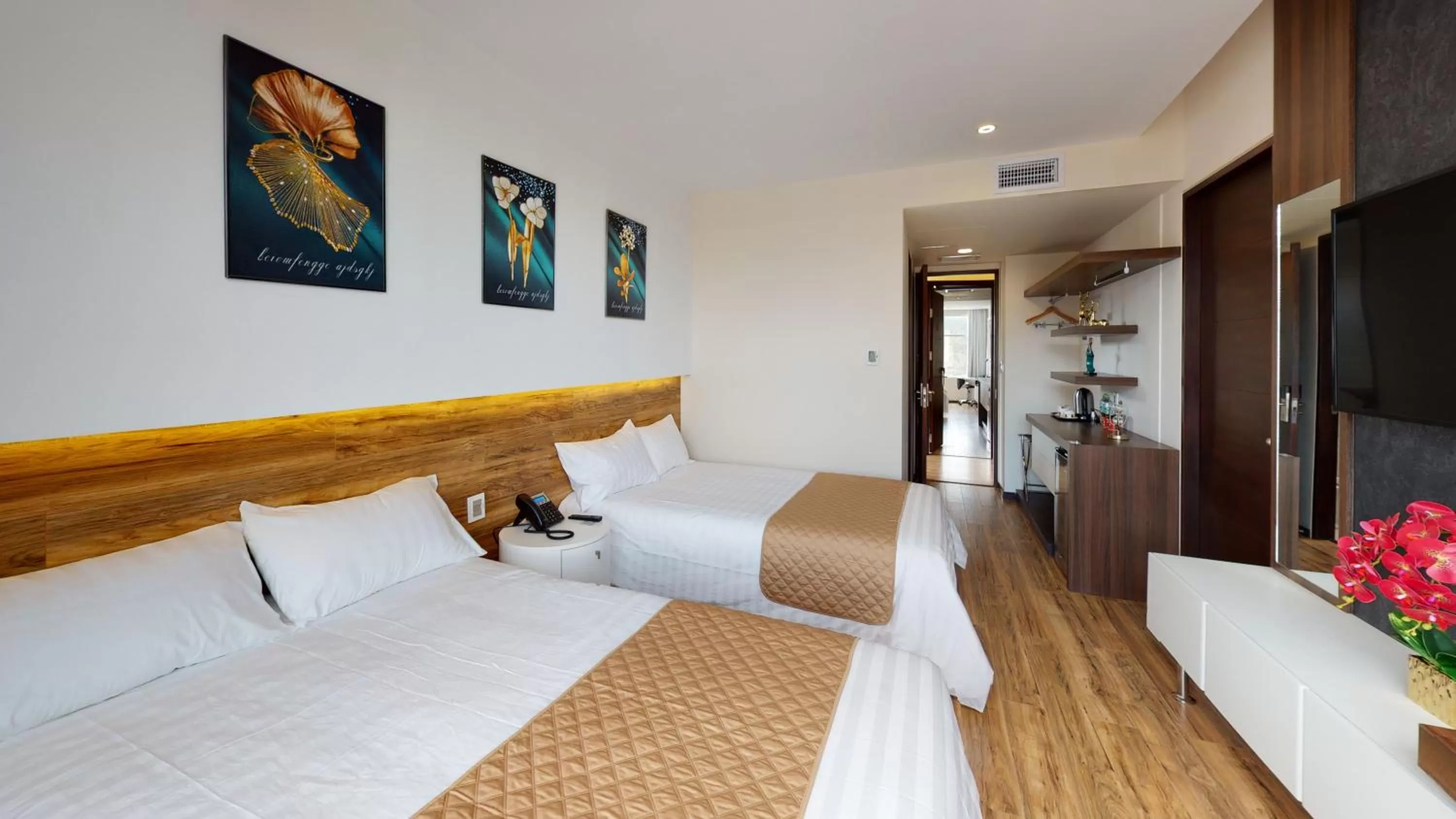 Bed in Hotel Hualimei