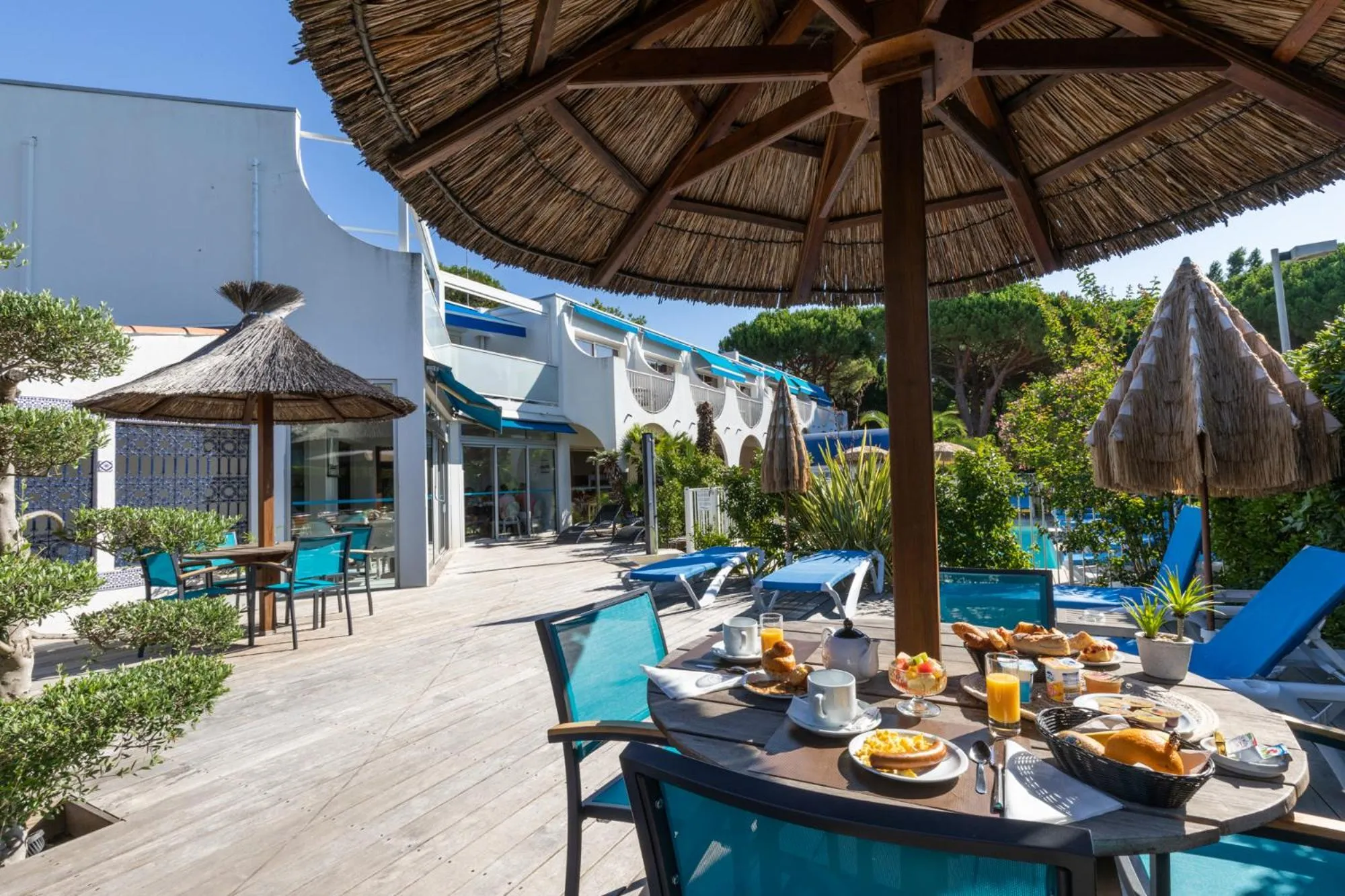 Patio in Hotel Europe