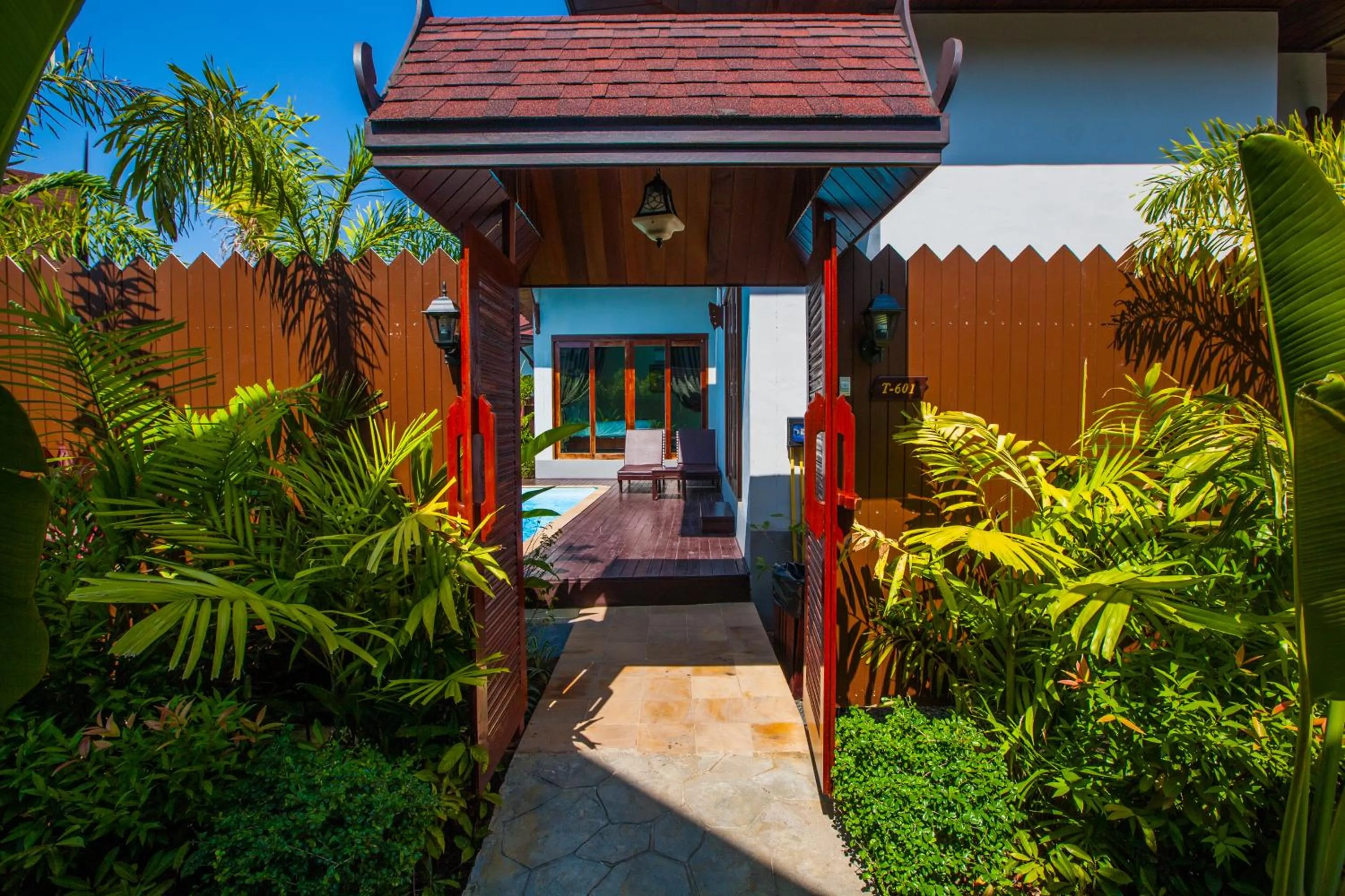 Decorative detail in T-Villa Phuket