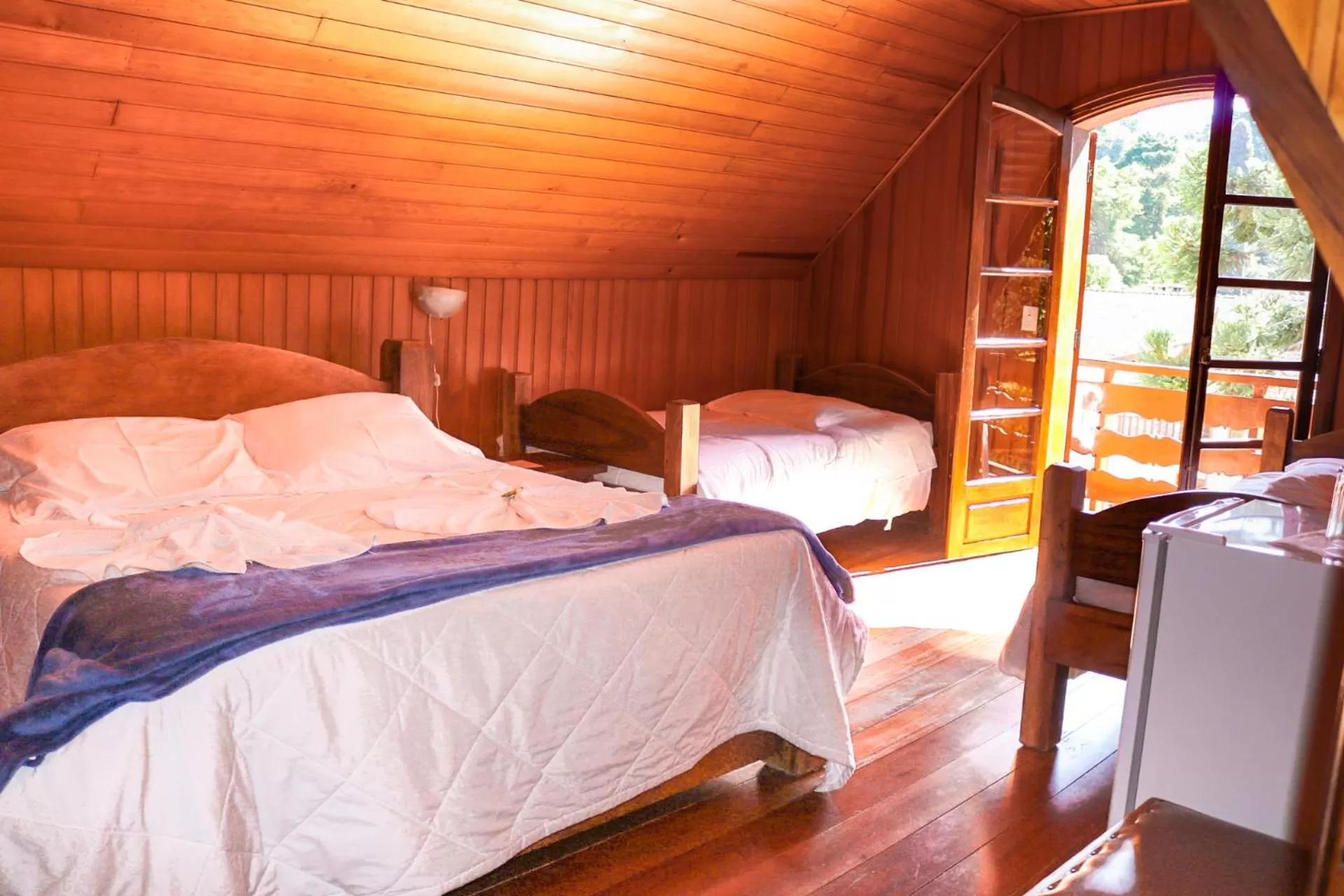 Bed in Pousada da Lua