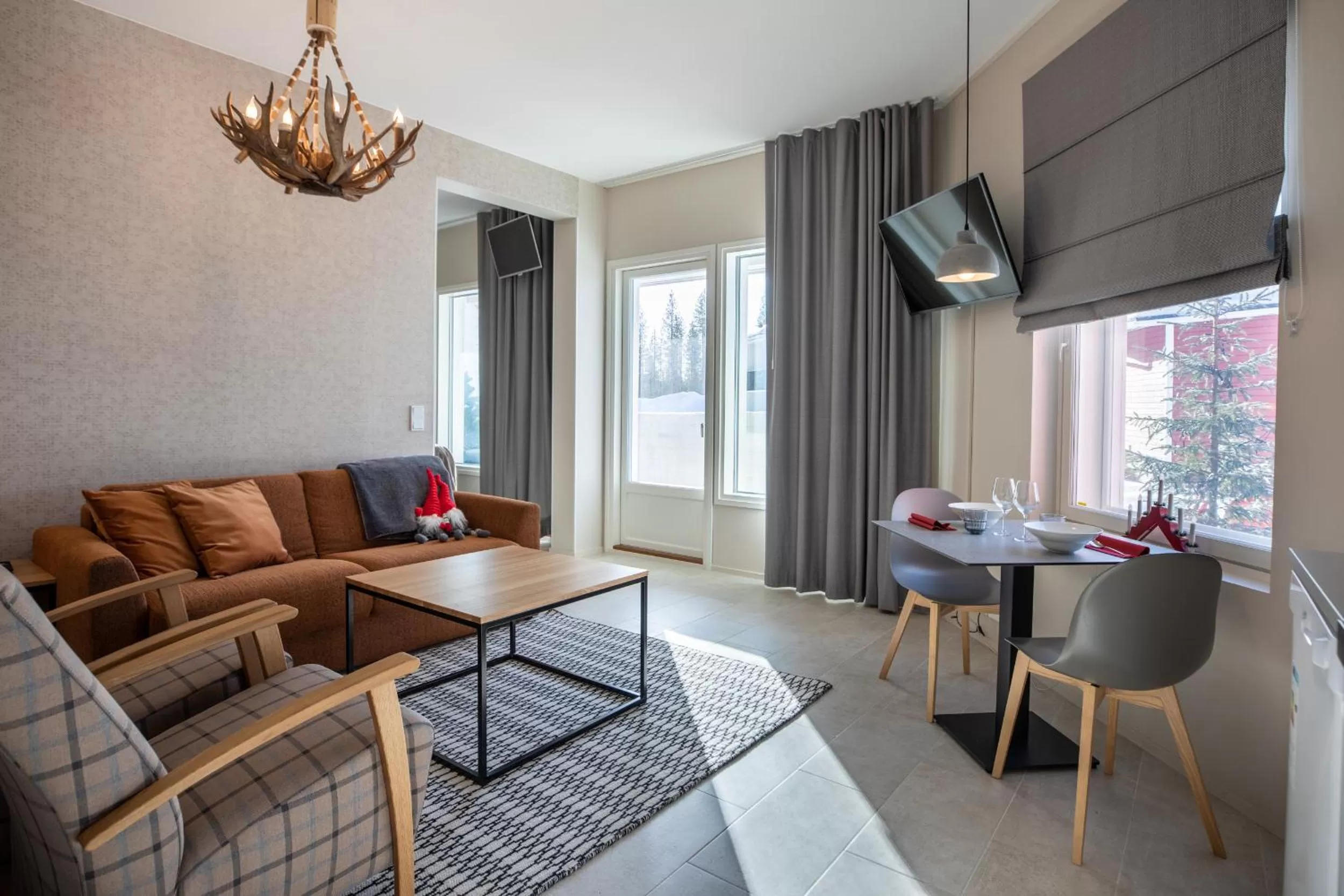 Living room in Santa Claus Holiday Village