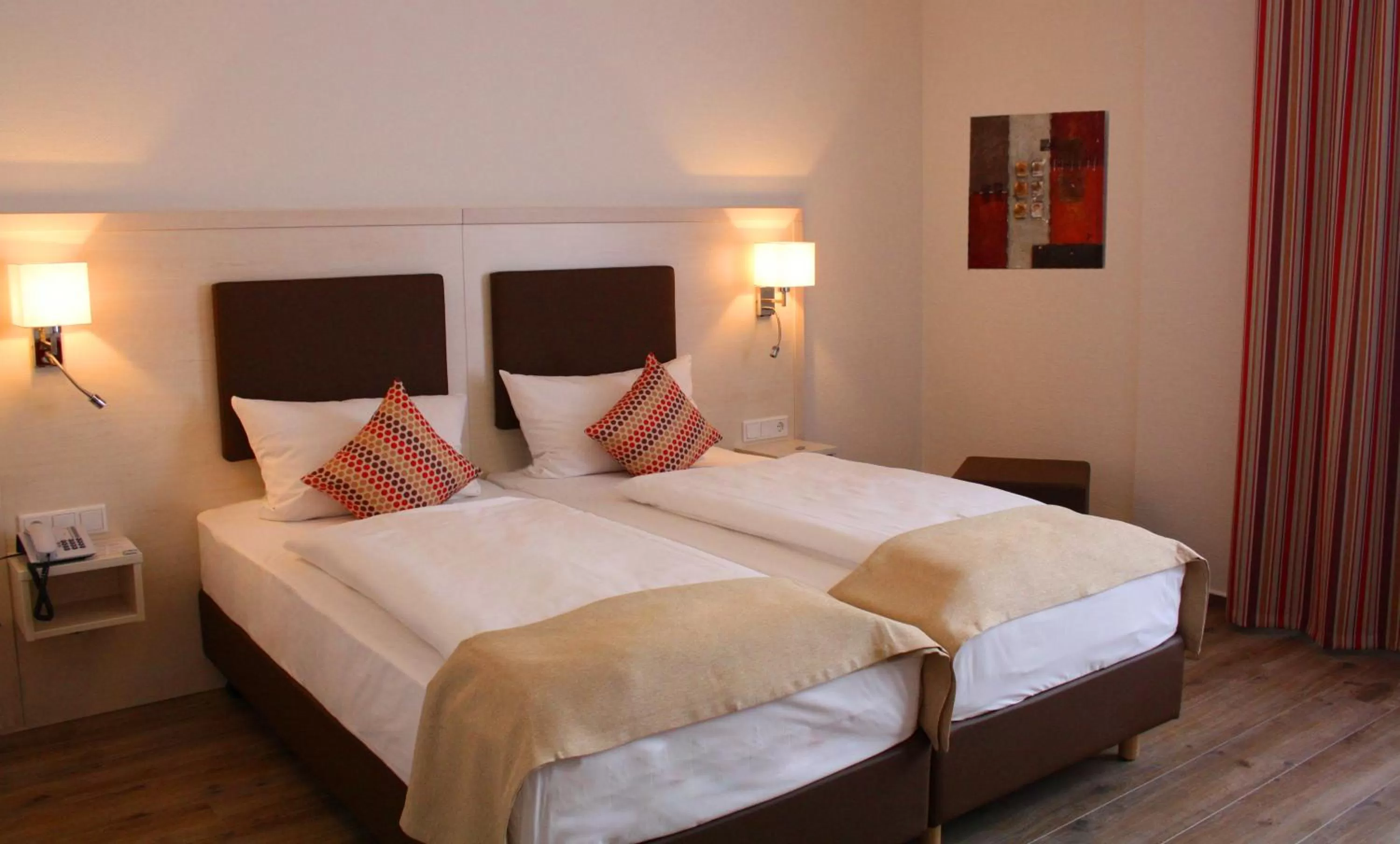 Bed in Hotel Am Quellberg