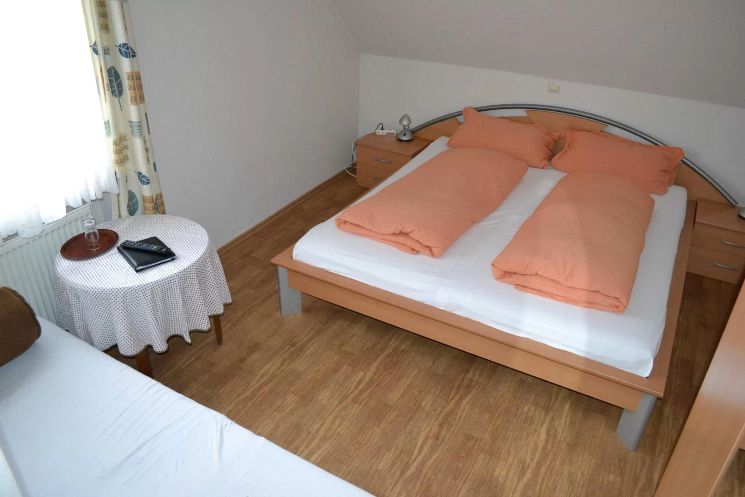 Bedroom, Bed in Gaestehaus Tagescafe Eckenfels