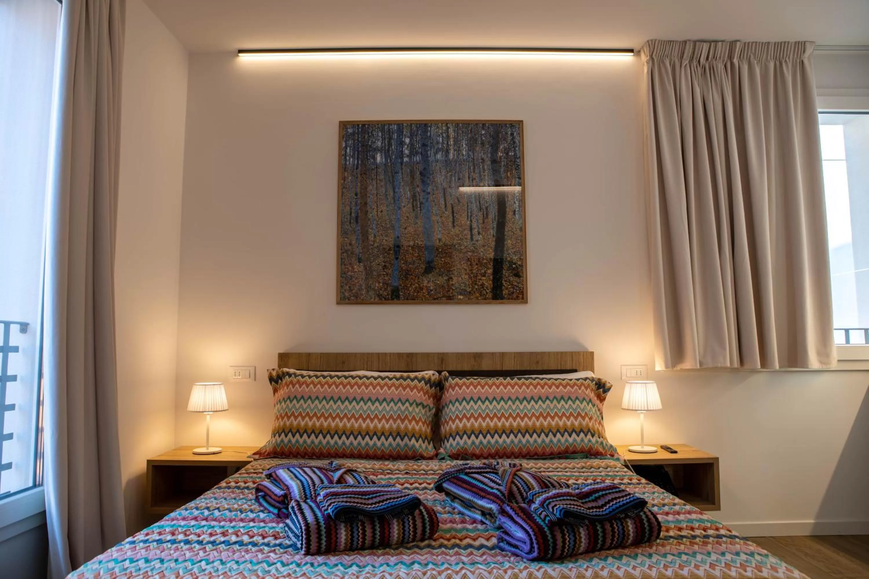 Bedroom, Bed in Vespasiani Suites