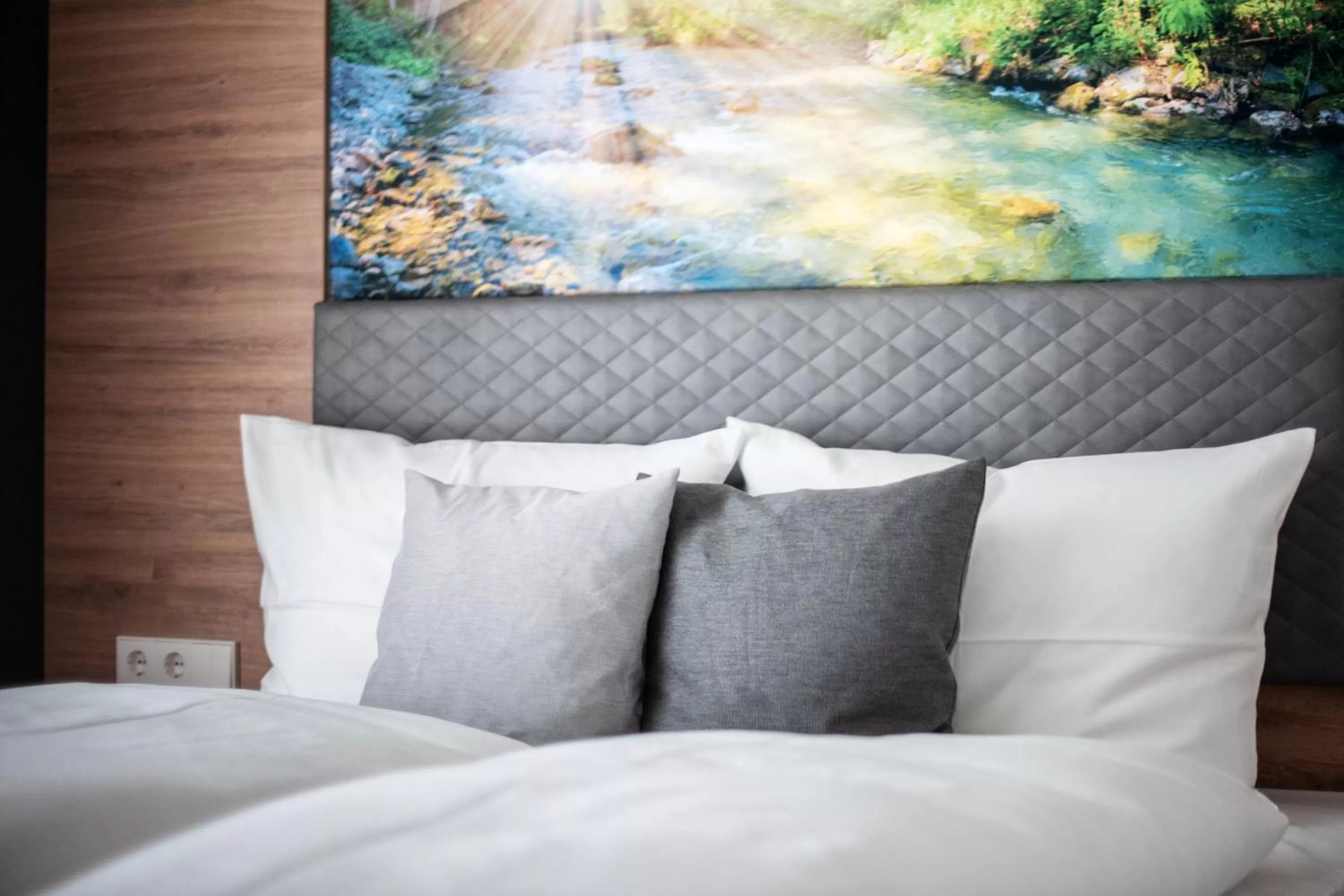 Bed in Hotel Kupferzell