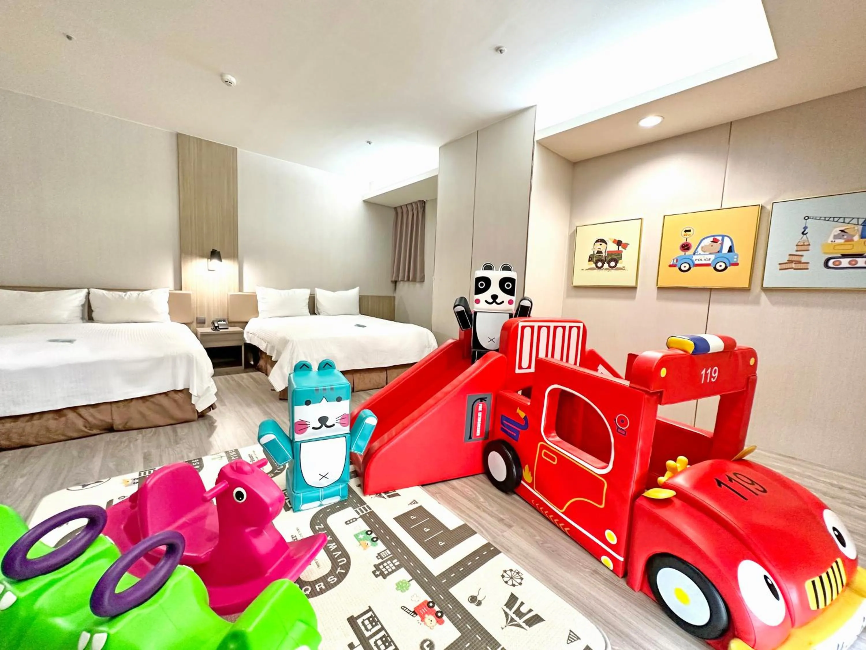 Bed in Grand Earl Hotel