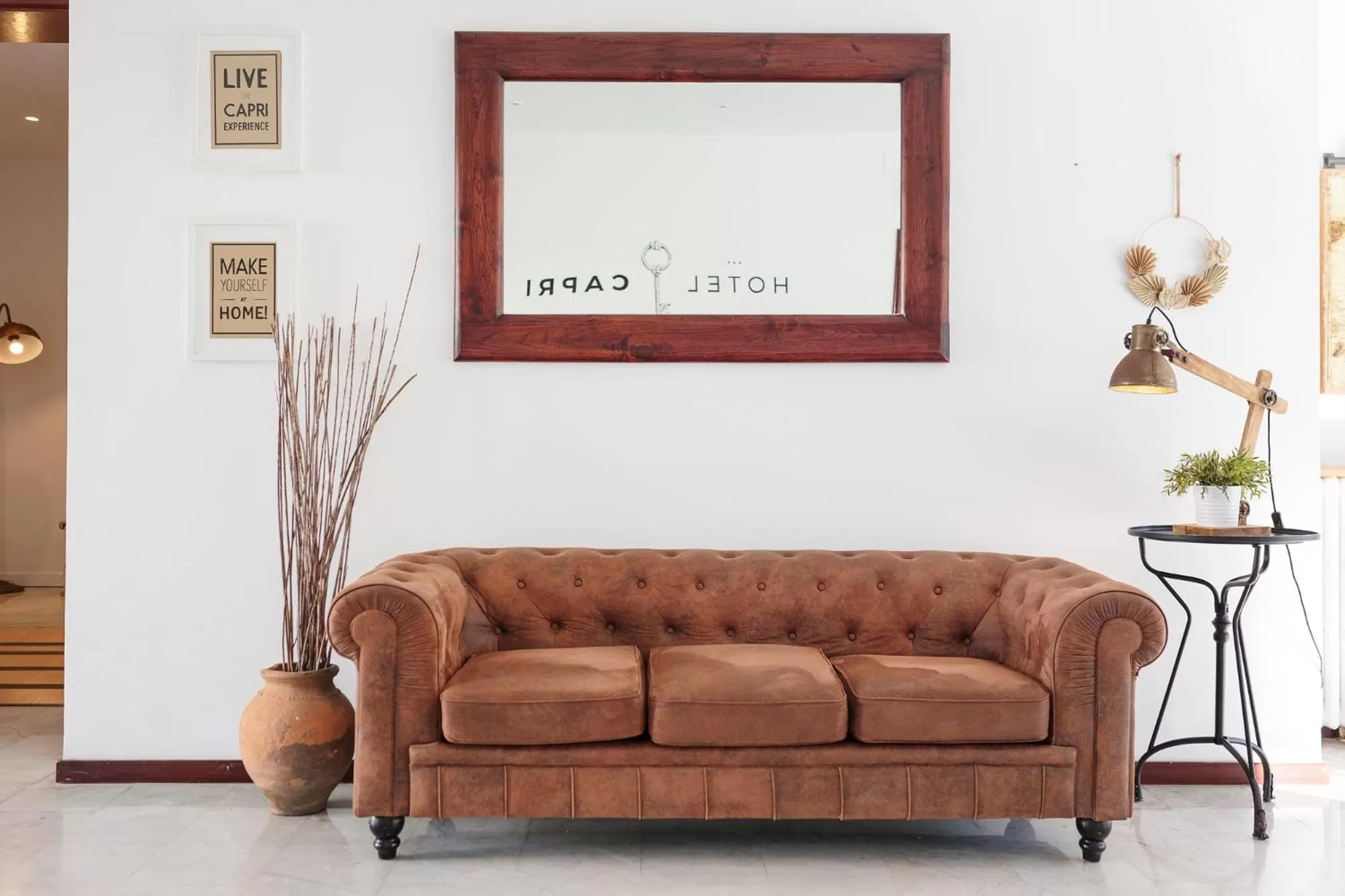 Seating Area in Hotel Capri