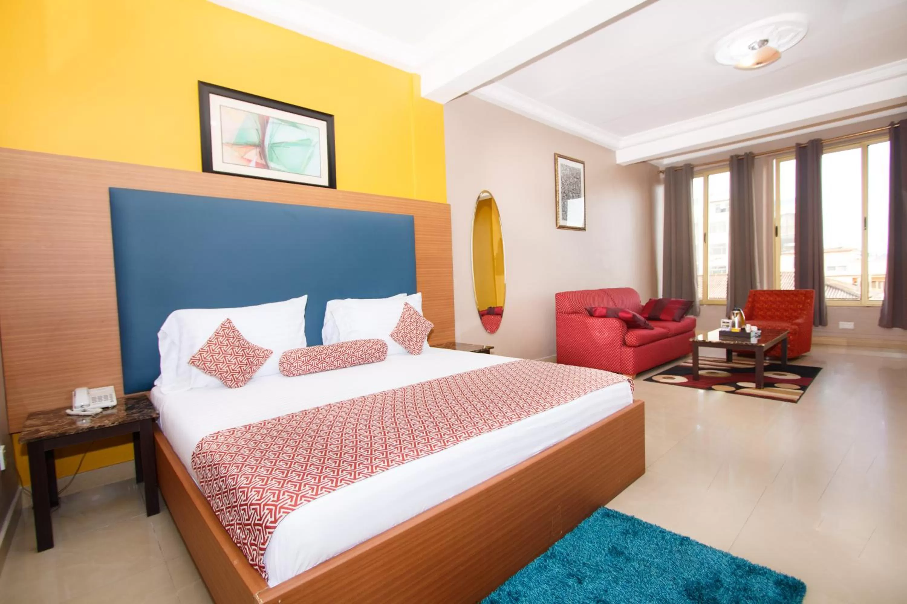 Bed in Prestige Suites