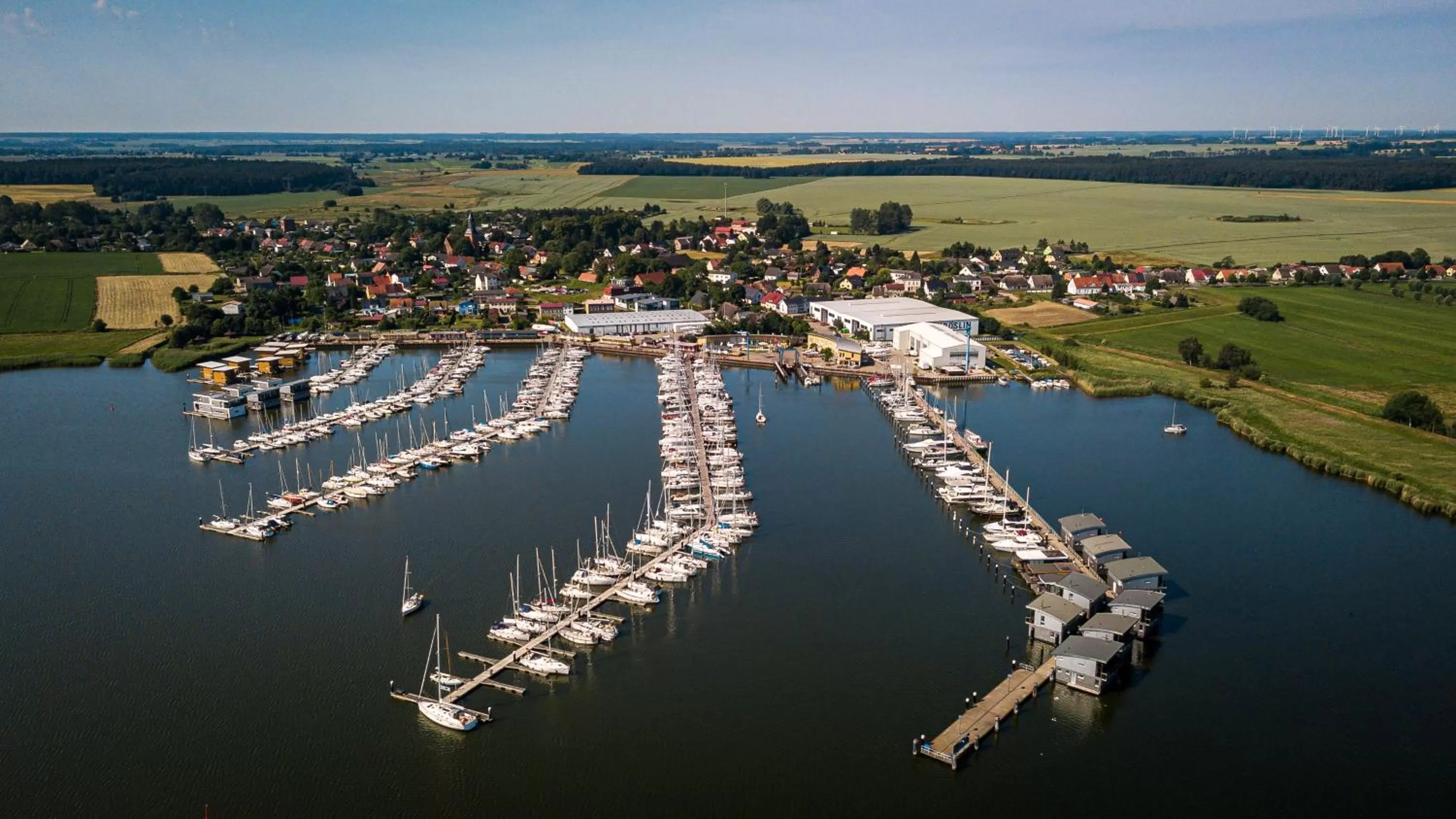 Bird's eye view in Schwimmende Häuser im BALTIC SEA RESORT