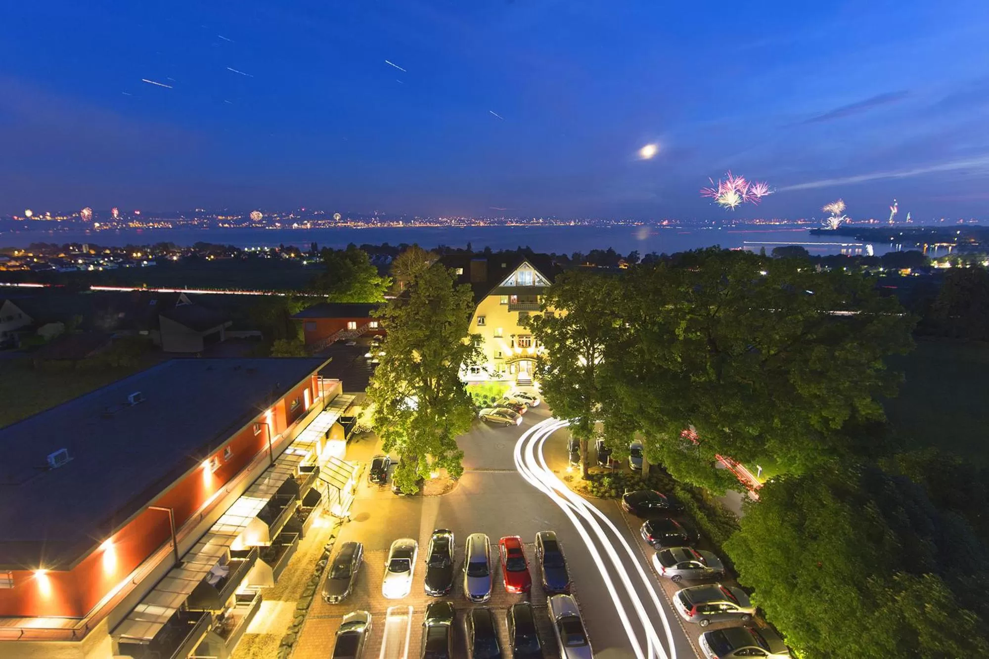 Bird's eye view, Bird's-eye View in Bodensee-Hotel Sonnenhof