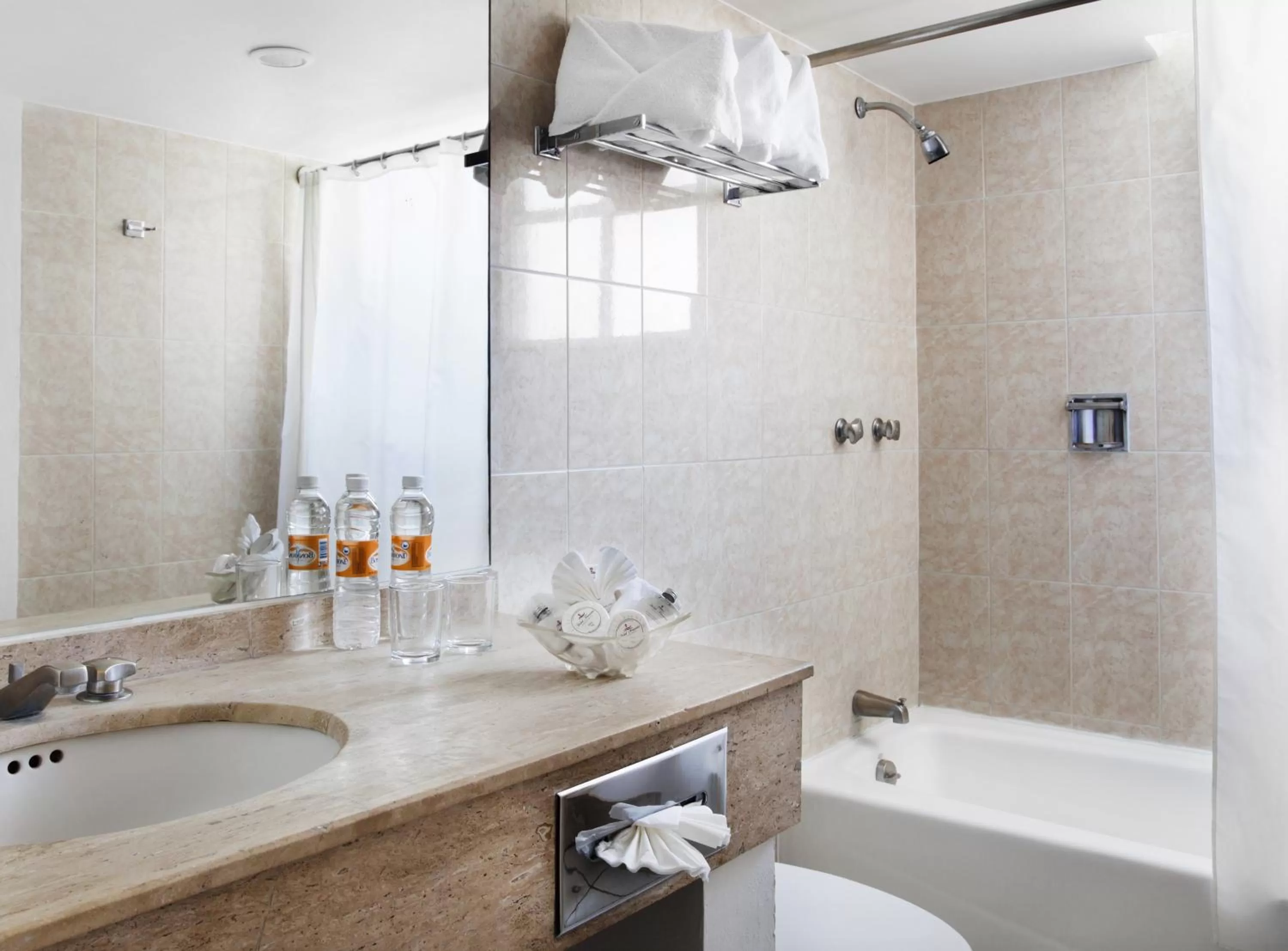 Toilet in Hotel Francia Aguascalientes