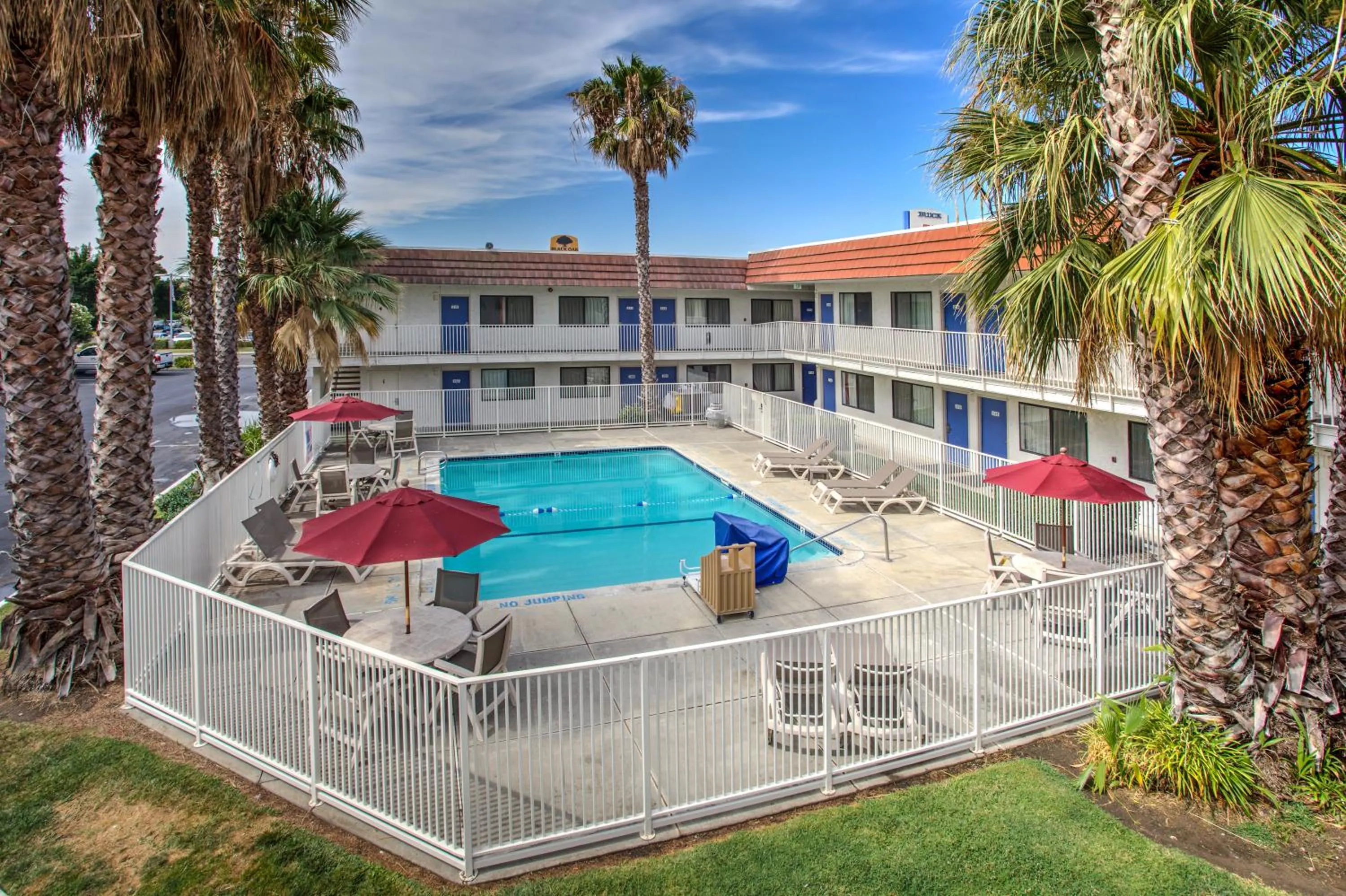 Swimming pool in Motel 6-Vacaville, CA