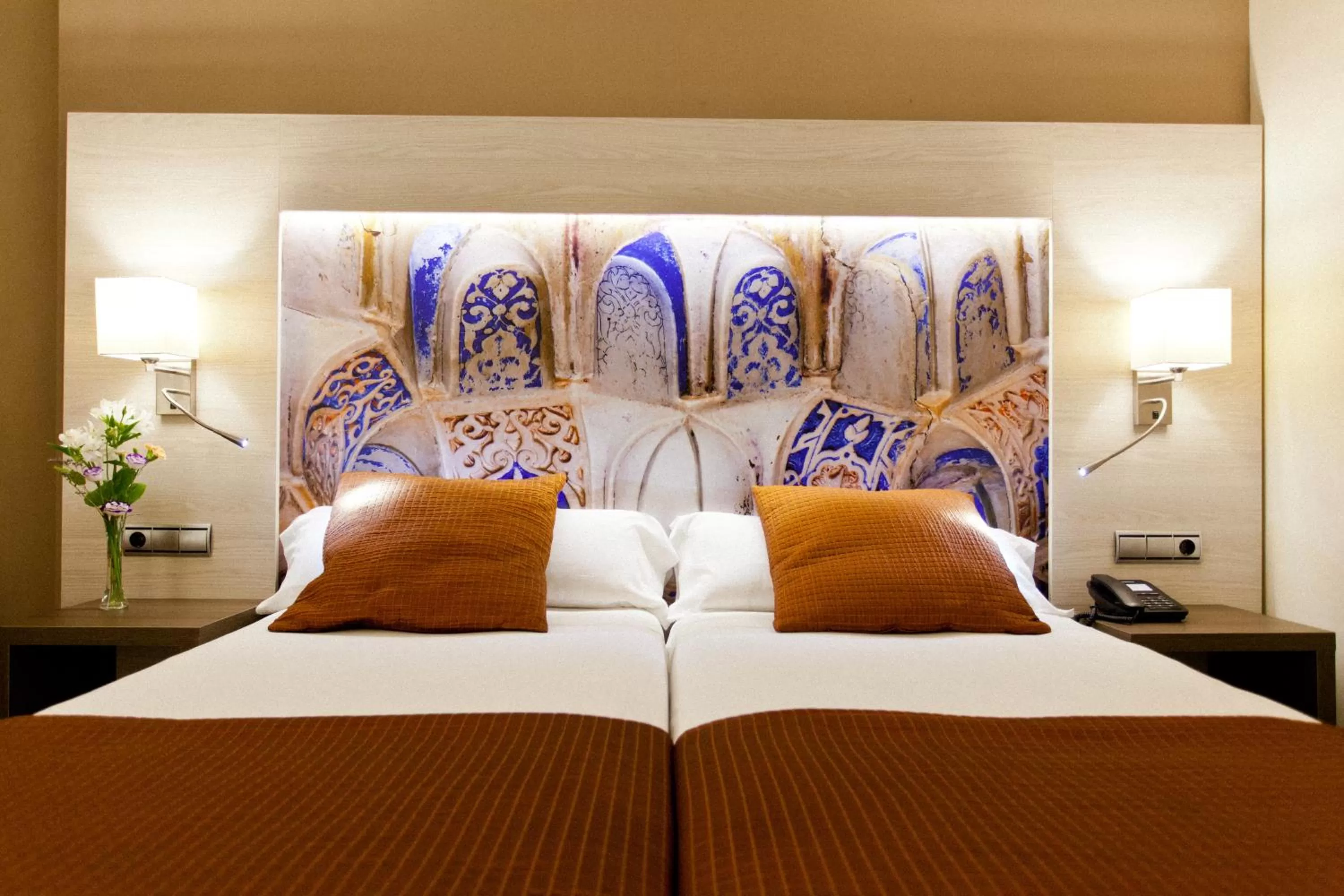 Decorative detail, Bed in Porcel Sabica