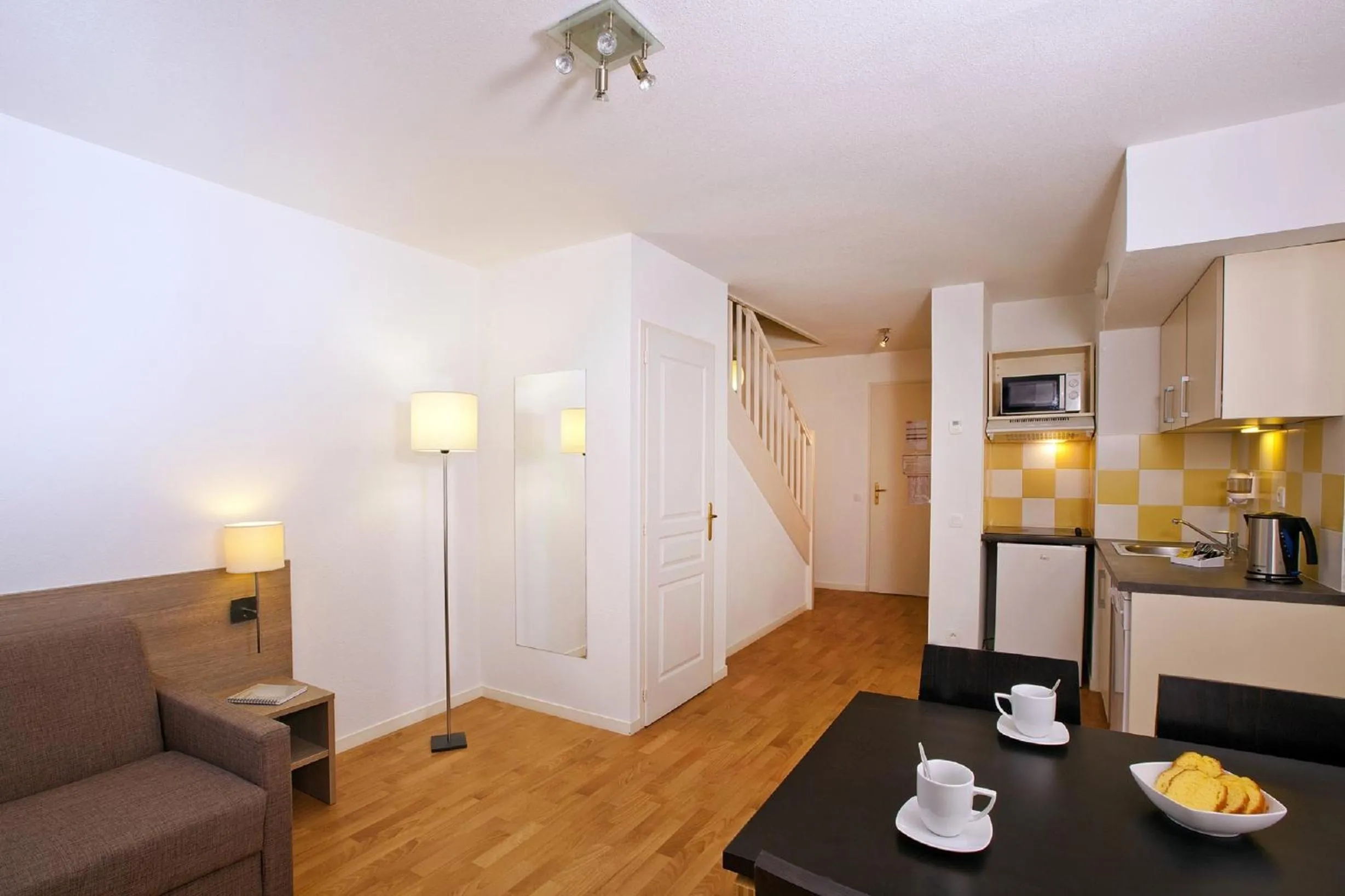 Kitchen or kitchenette in Residhome Genève Prévessin Le Carré d'Or