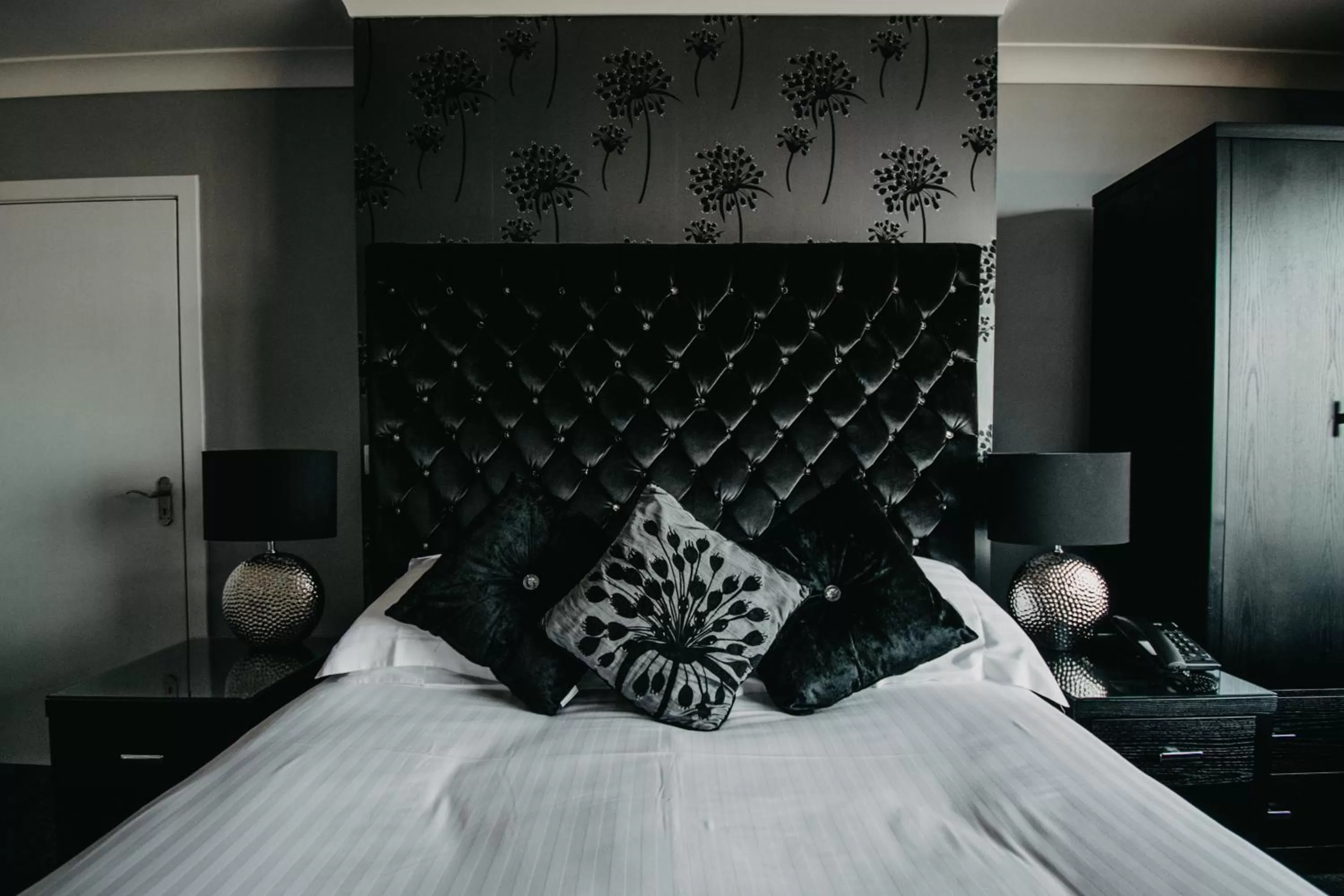 Bed in Banff Springs Hotel