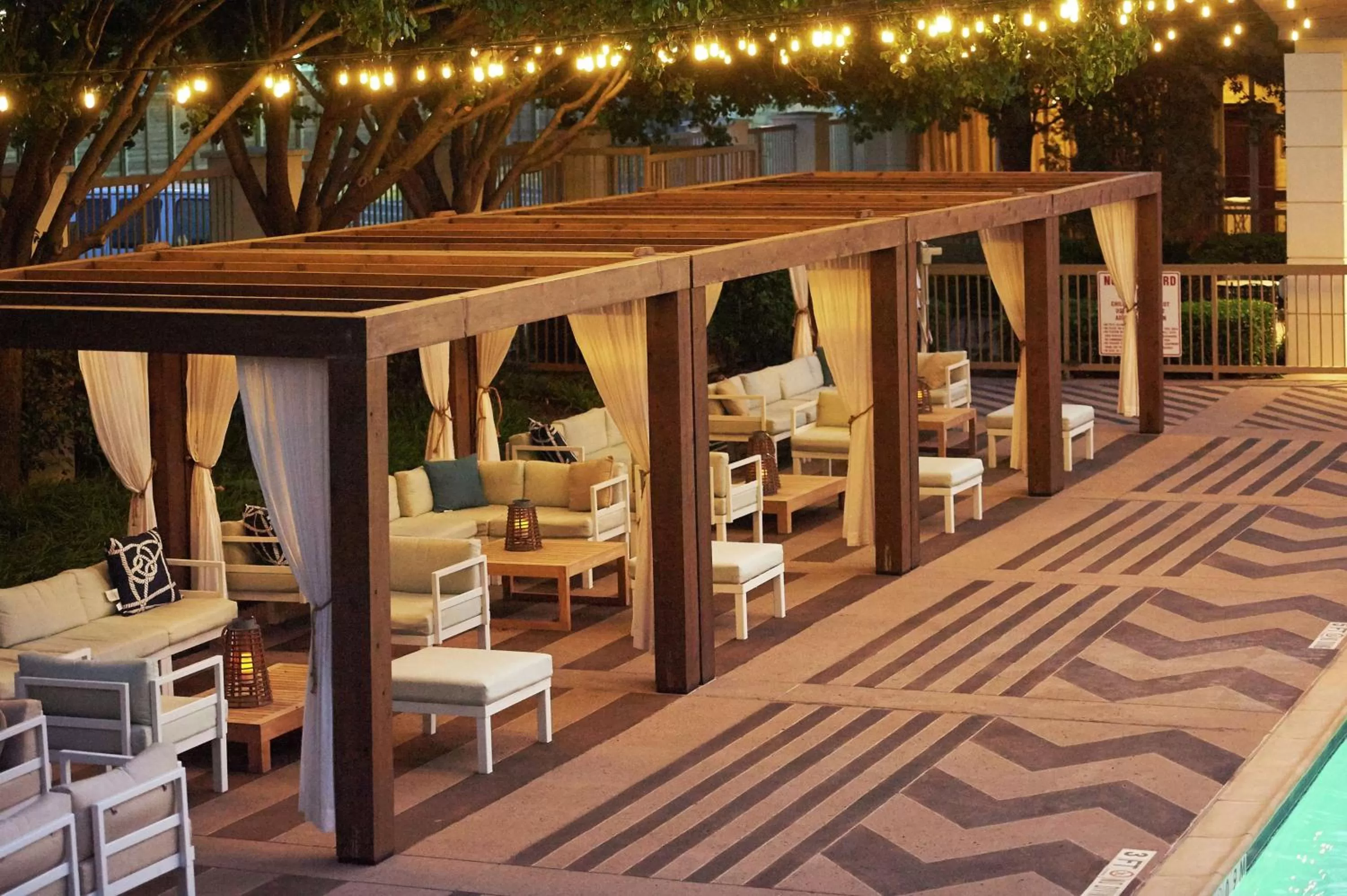 Pool view in DoubleTree by Hilton Dallas Market Center