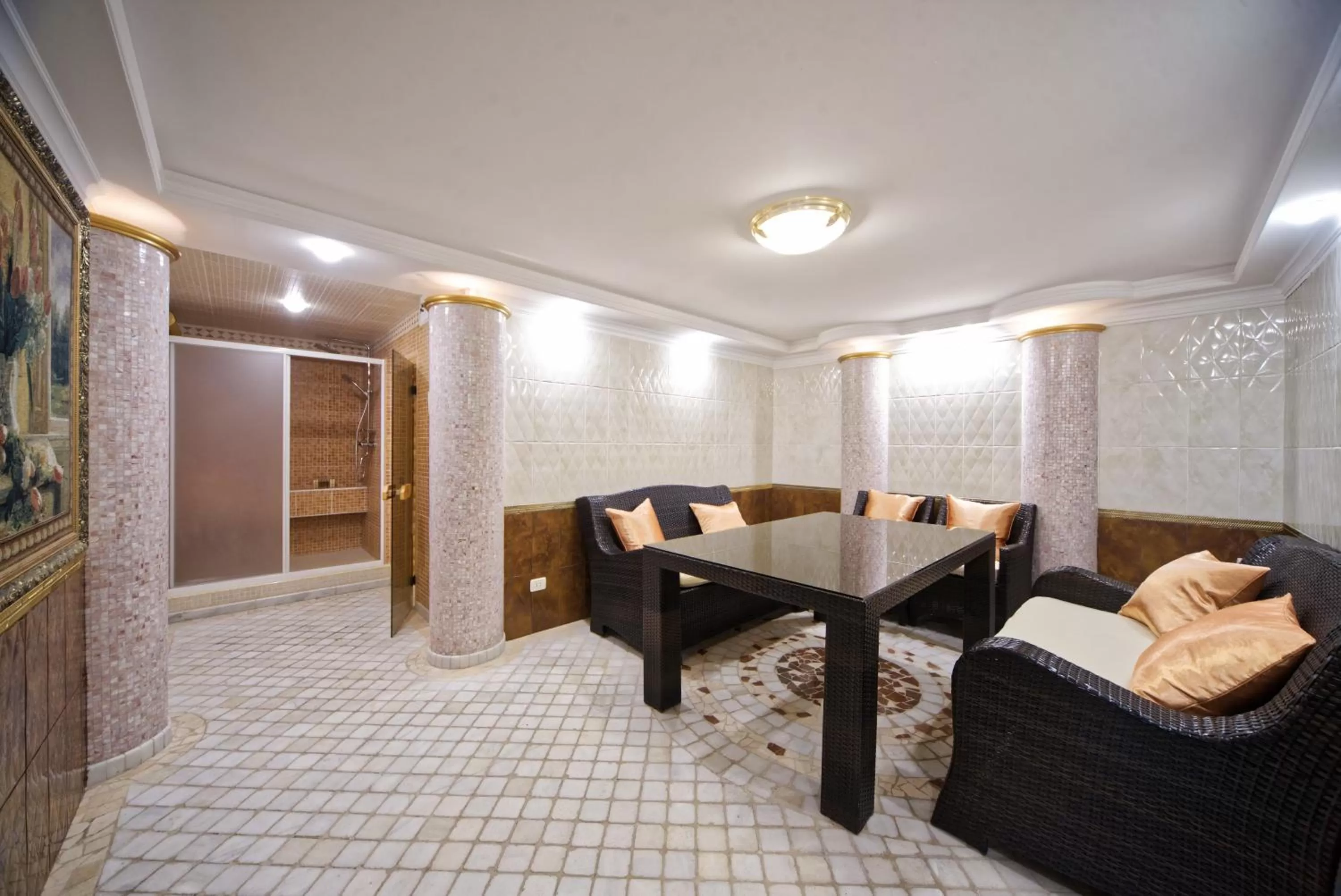 Sauna in Villa le Premier Maestro