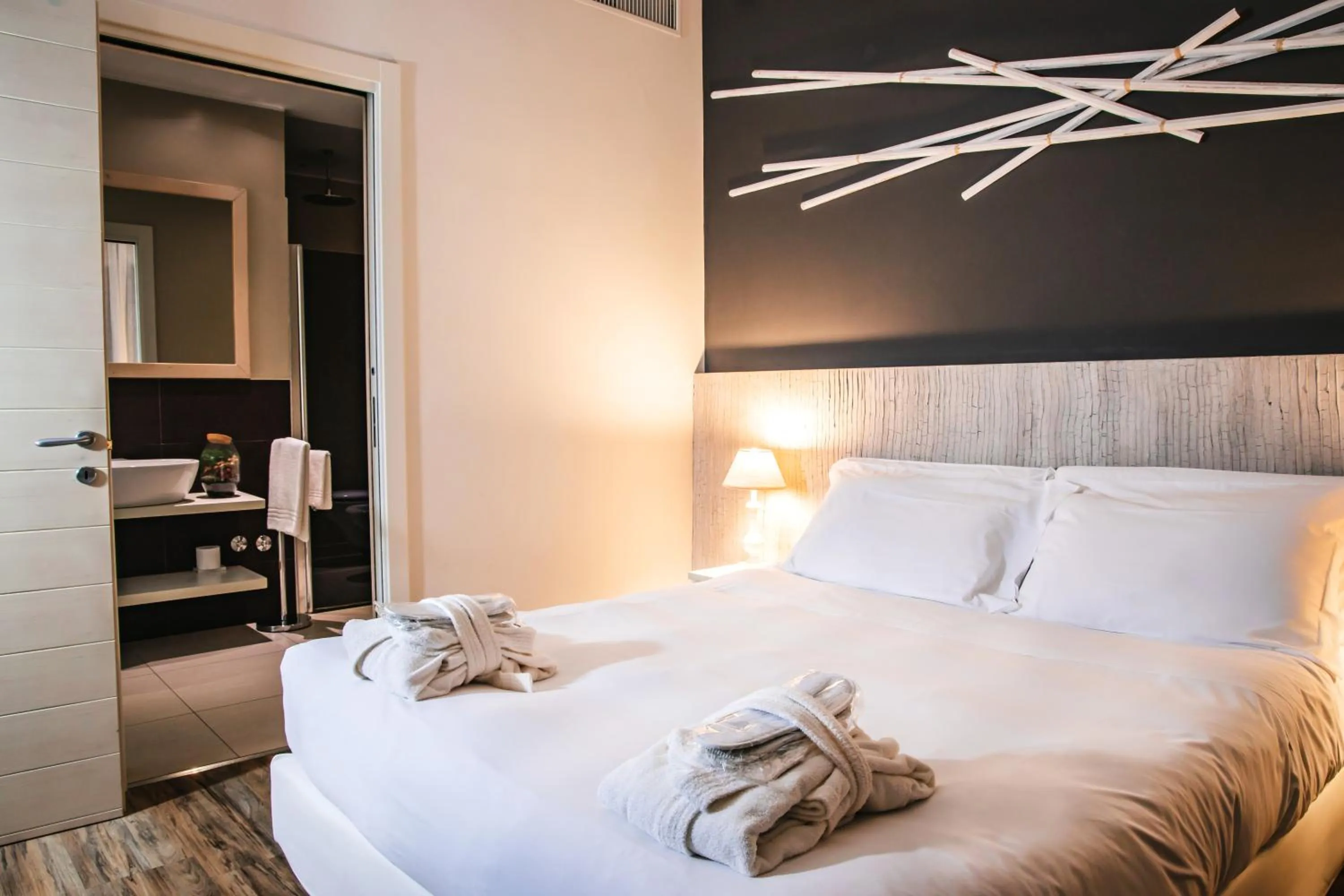 Bed in Hotel Universal