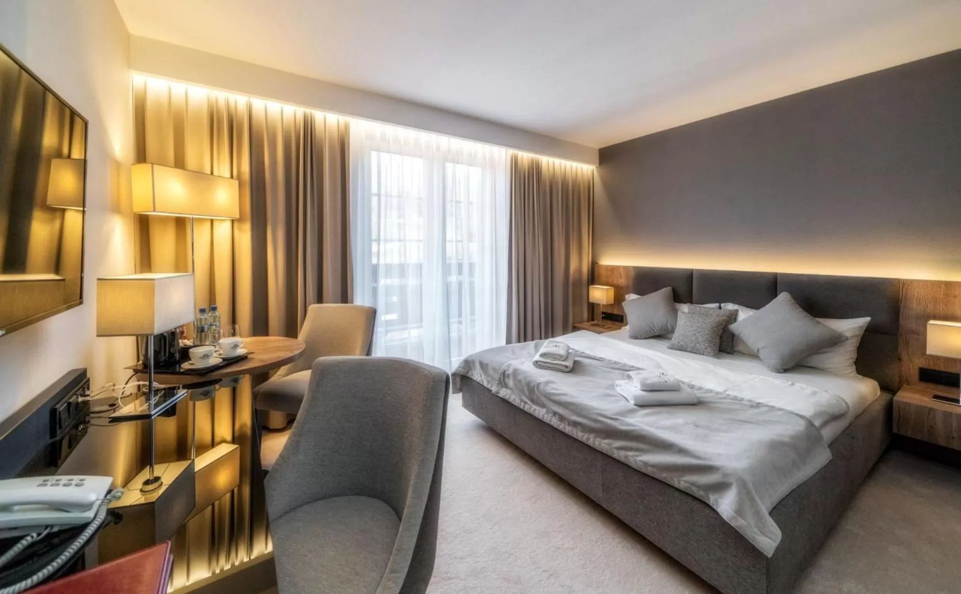 Photo of the whole room, Bed in Hotel META Resort & Vine SPA